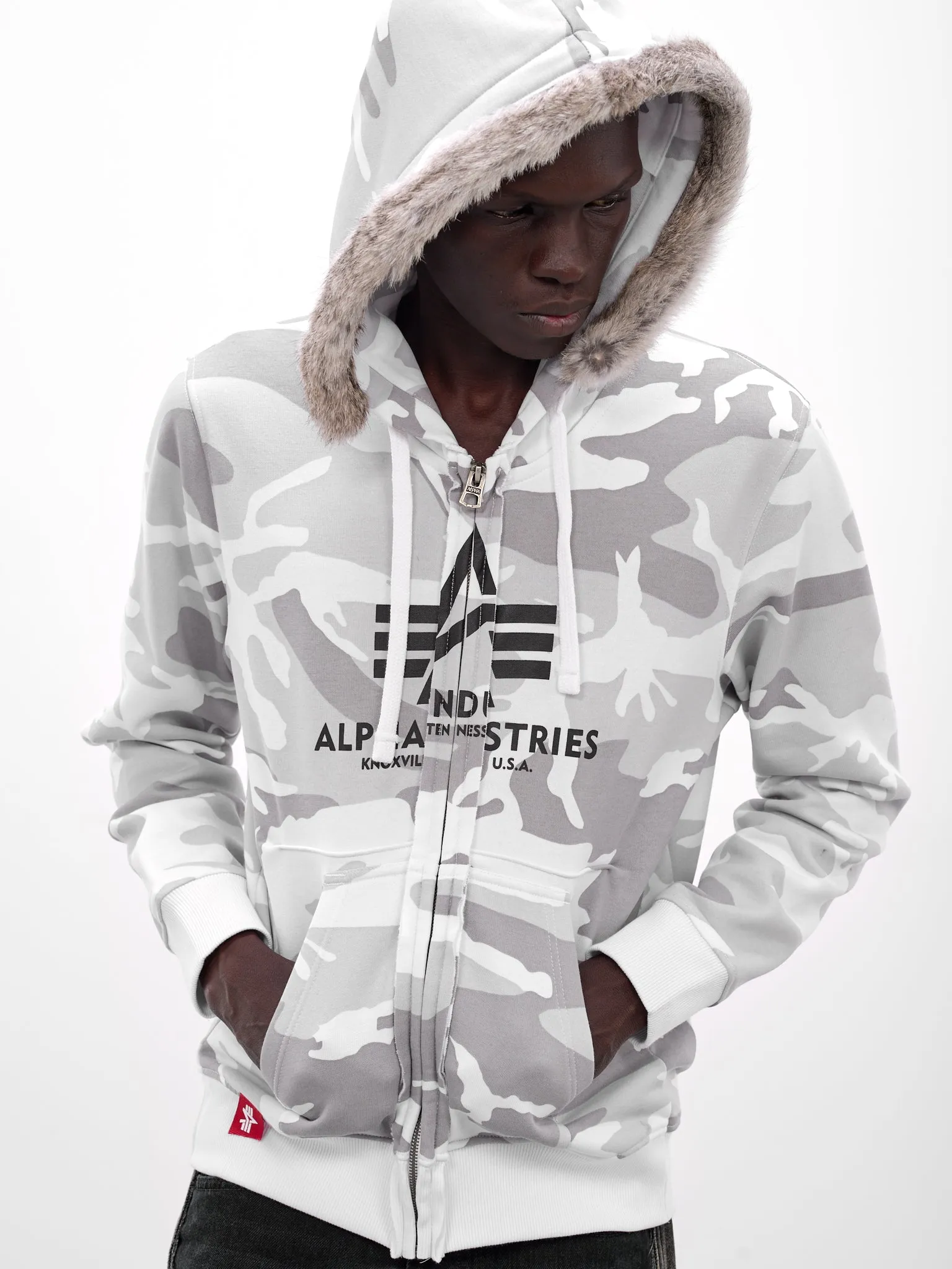 Alpha Industries x Prototypes Camo Hoodie (PT08JE03USWH-WHITE-CAMO) sold by lorenzo product image thumbnail 5