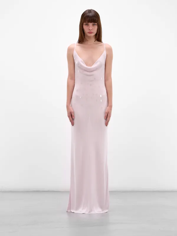 Lila Lilac Sequin Maxi Dress (AMR2609-LILAC) sold by lorenzo