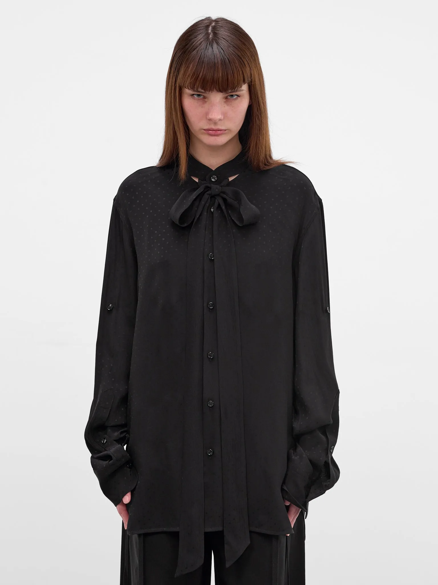 Dien Black Foulard Dot Shirt (B0013768-FA713-BLACK) sold by lorenzo