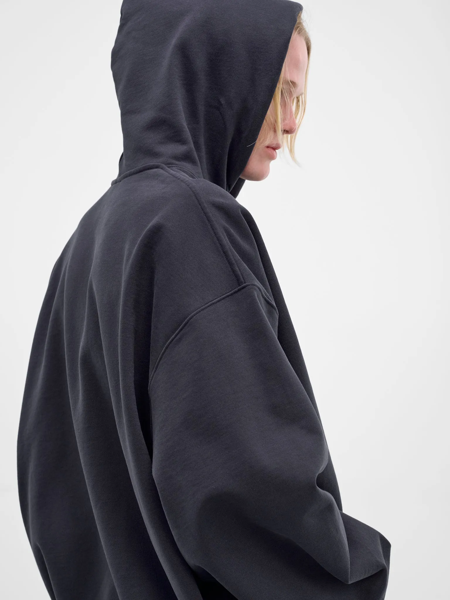 Navy Oversized Molleton Pornstar Hoodie (ME76HD213N-NAVY) sold by lorenzo product image thumbnail 5