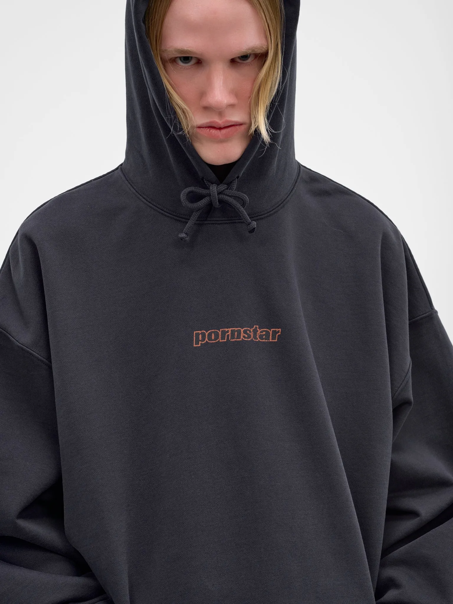 Navy Oversized Molleton Pornstar Hoodie (ME76HD213N-NAVY) sold by lorenzo product image thumbnail 4