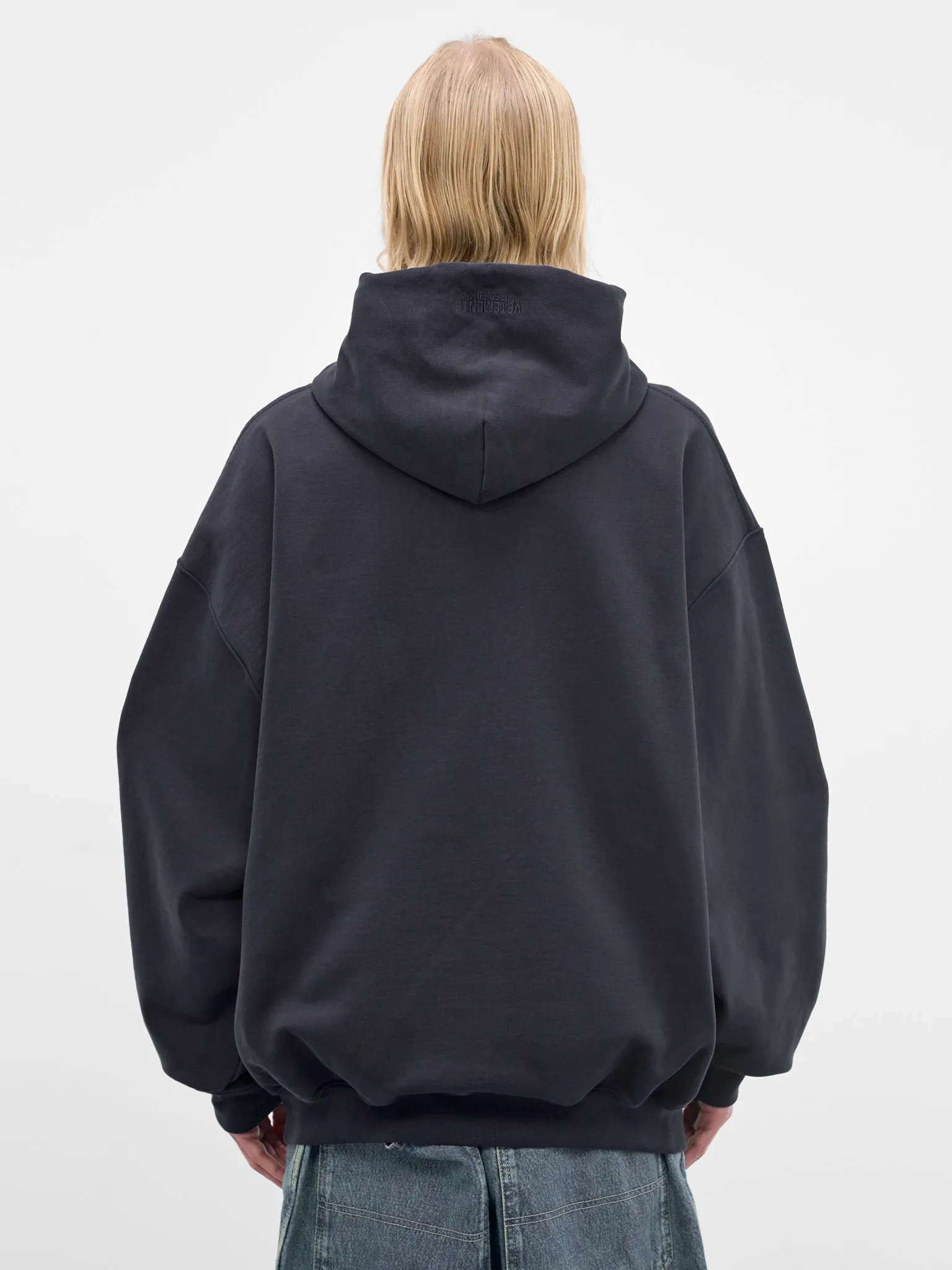 Navy Oversized Molleton Pornstar Hoodie (ME76HD213N-NAVY) sold by lorenzo product image thumbnail 3