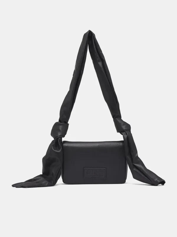 Black Leather Glove Strap Bag (SB5ZH0033-P8856-T8013-BLACK) made by Maison Margiela