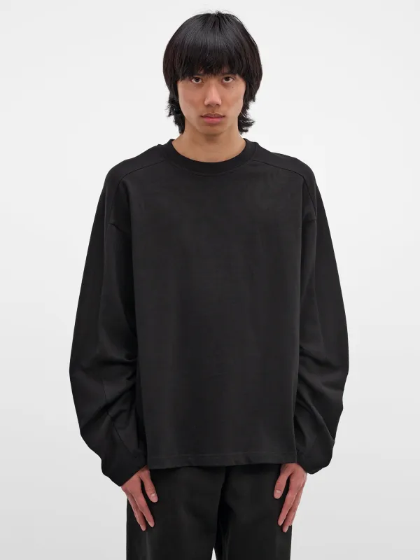 Black Heavy Cotton Long Sleeve (TT02012-BLACK) sold by lorenzo