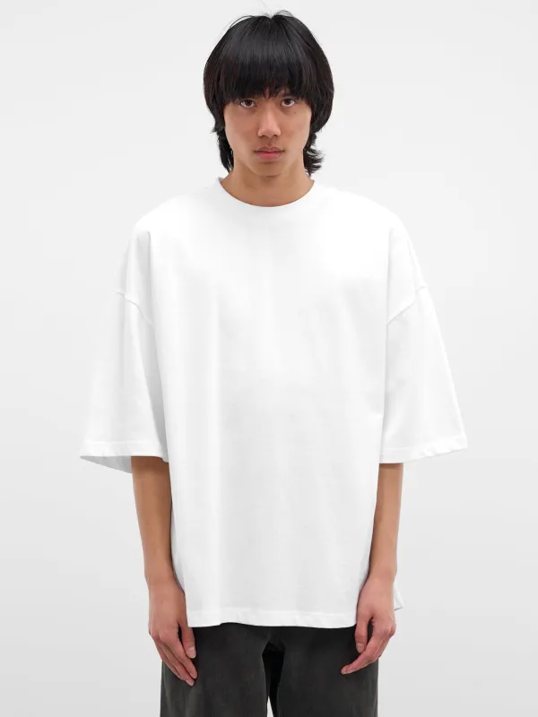 White Heavy Cotton Boxy Tee (TT01012-WHITE) made by Entire Studios