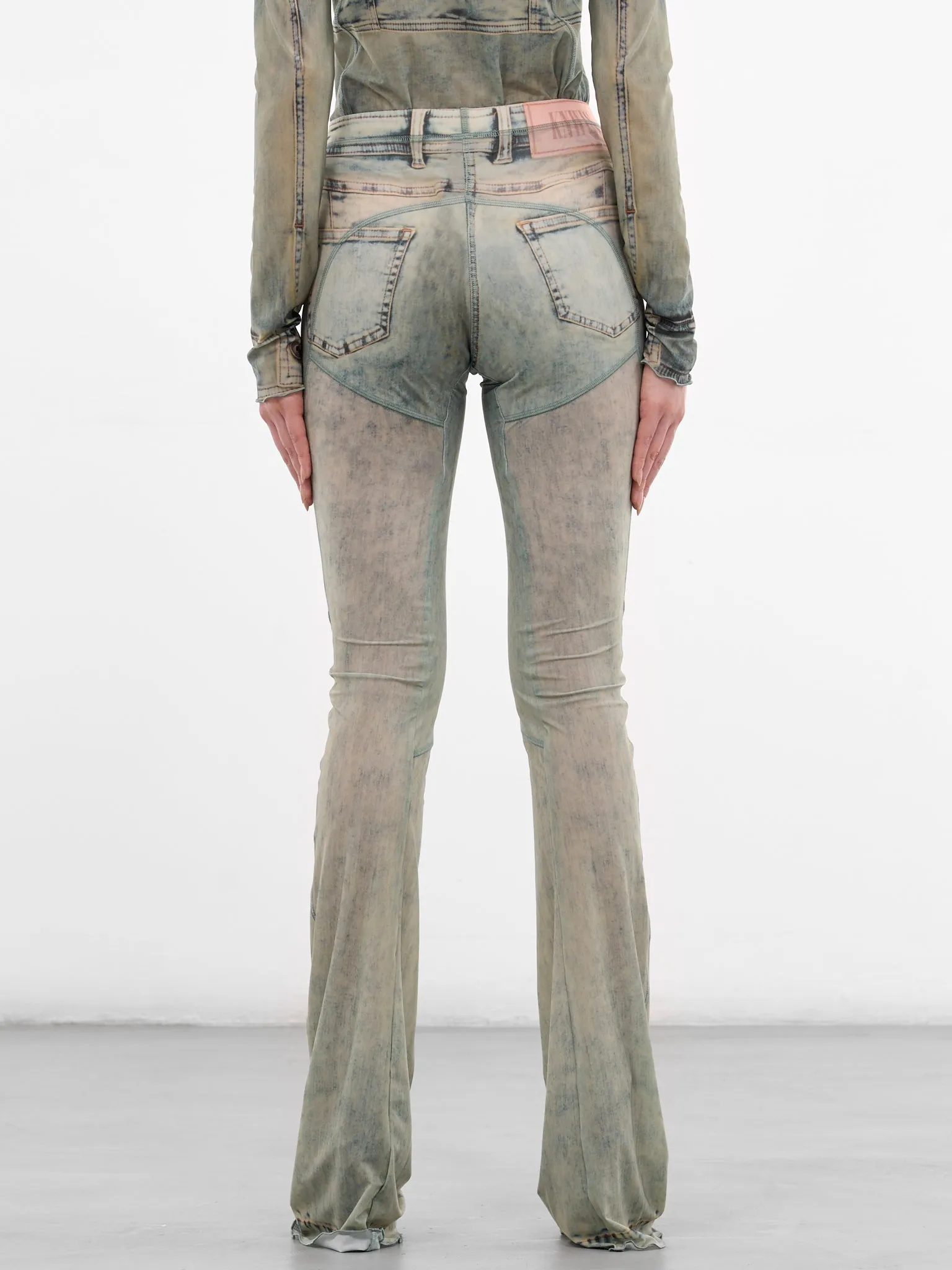 Halcyon Trompe L'oeil Jeans Leggings (HALE0HA-HARLEY) sold by lorenzo product image thumbnail 3