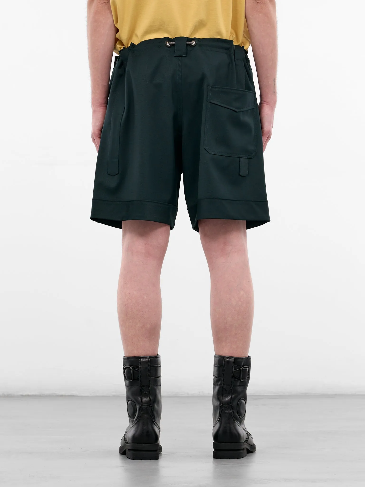 Kyan Scarab Drawstring Wool Short (KKSS26T11-137-SCARAB) sold by lorenzo product image thumbnail 3