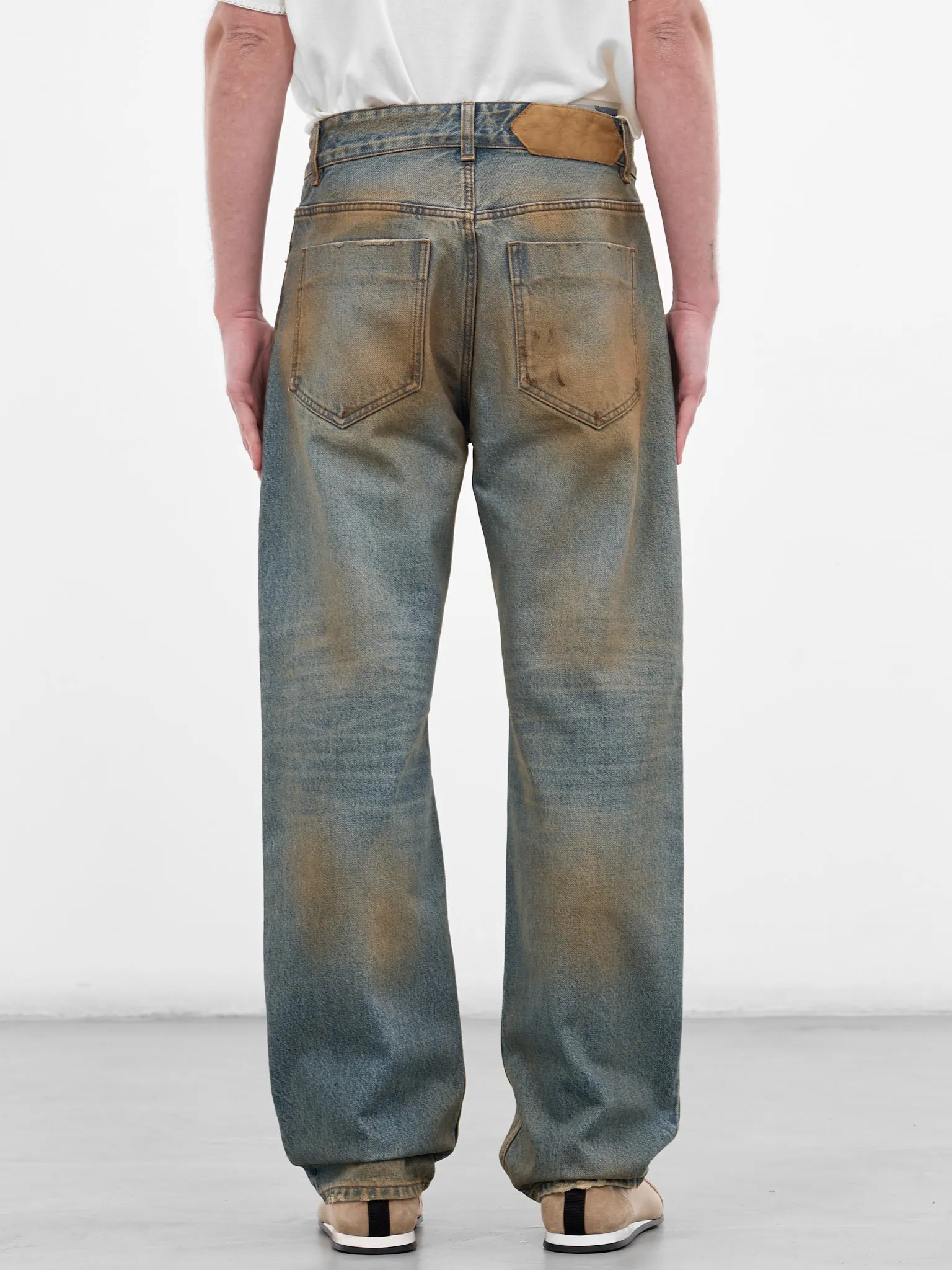Dirty Berger De-Nîmes Jeans (PAM00564AD00038-BLUE-TABACCO) sold by lorenzo product image thumbnail 3