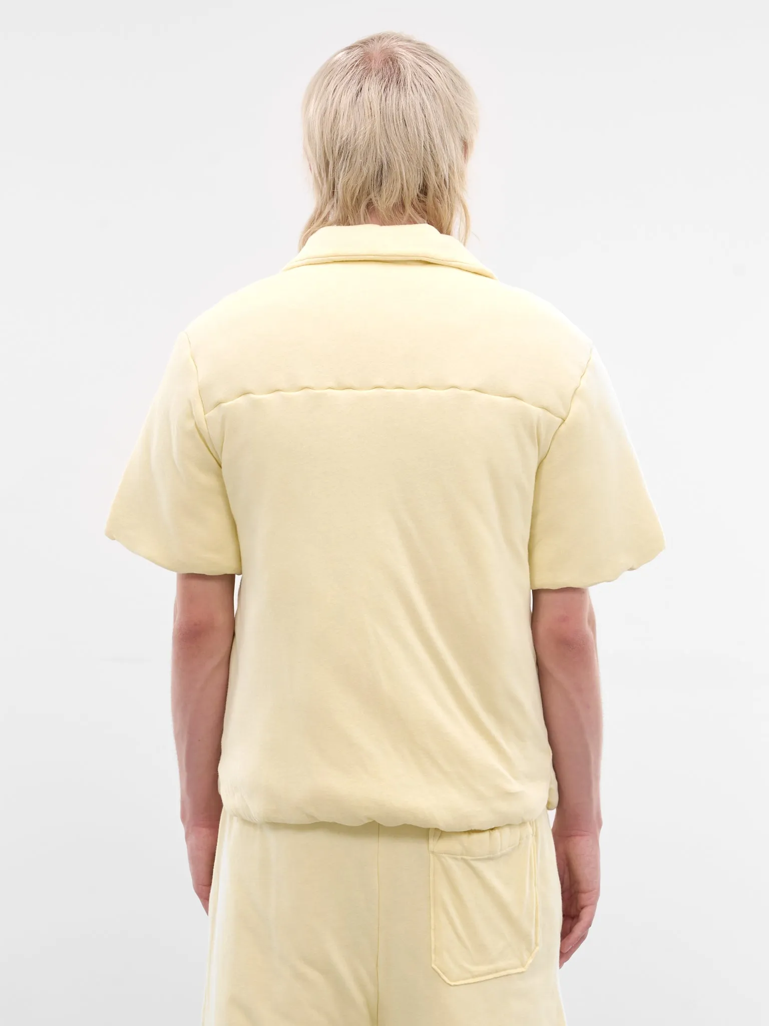 Spoiled Milk Wadded Shift Shirt (MT118J-LJ-100-SPOILED-MILK) sold by lorenzo product image thumbnail 3
