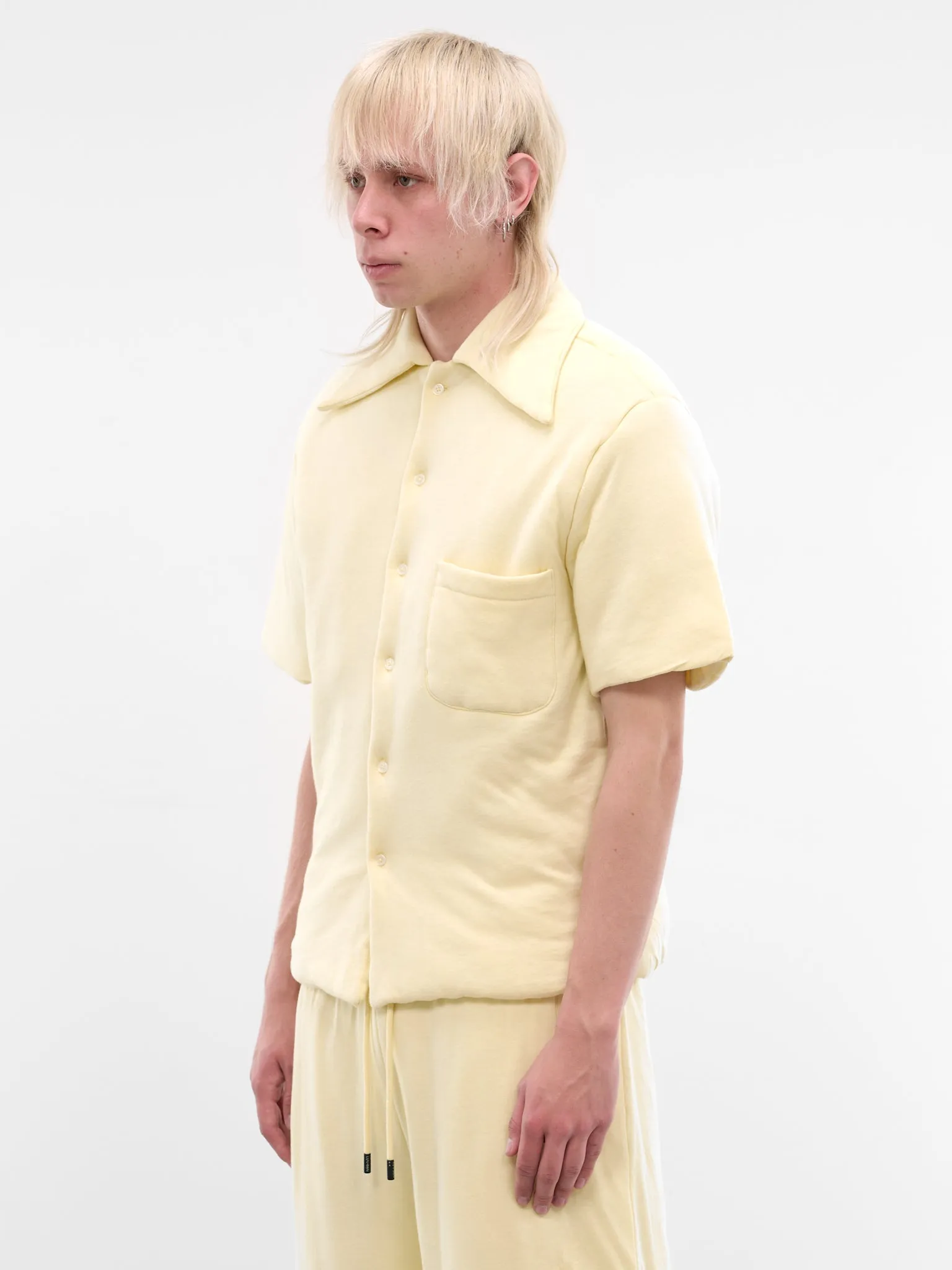 Spoiled Milk Wadded Shift Shirt (MT118J-LJ-100-SPOILED-MILK) sold by lorenzo product image thumbnail 2