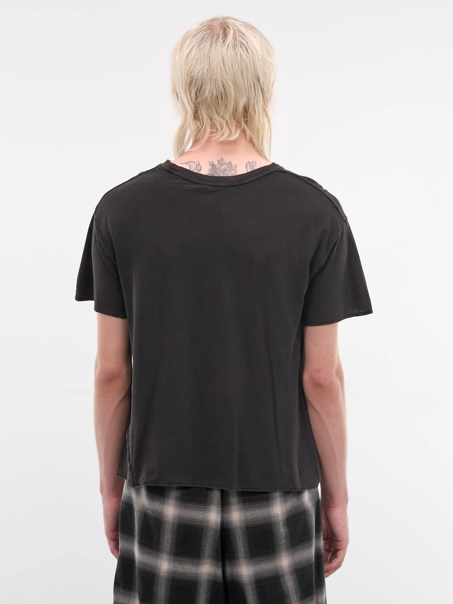 Black Cotton Thrash Graphic Tee (MT096J-SJ-906-BLACK) sold by lorenzo product image thumbnail 3