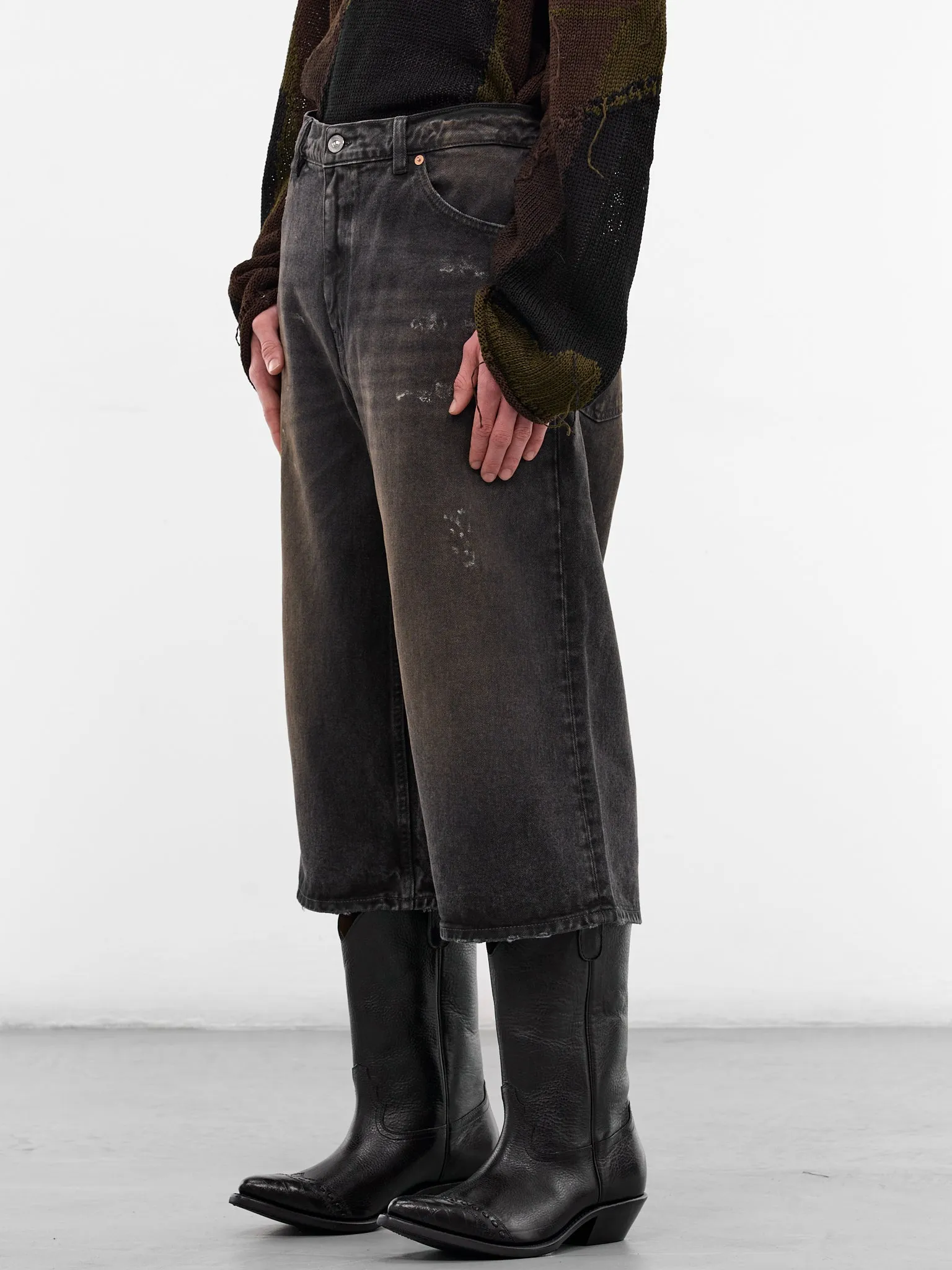 Nebula Wash Capri Cut Jeans (M2265CN-NEBULLA-WASH) sold by lorenzo product image thumbnail 2