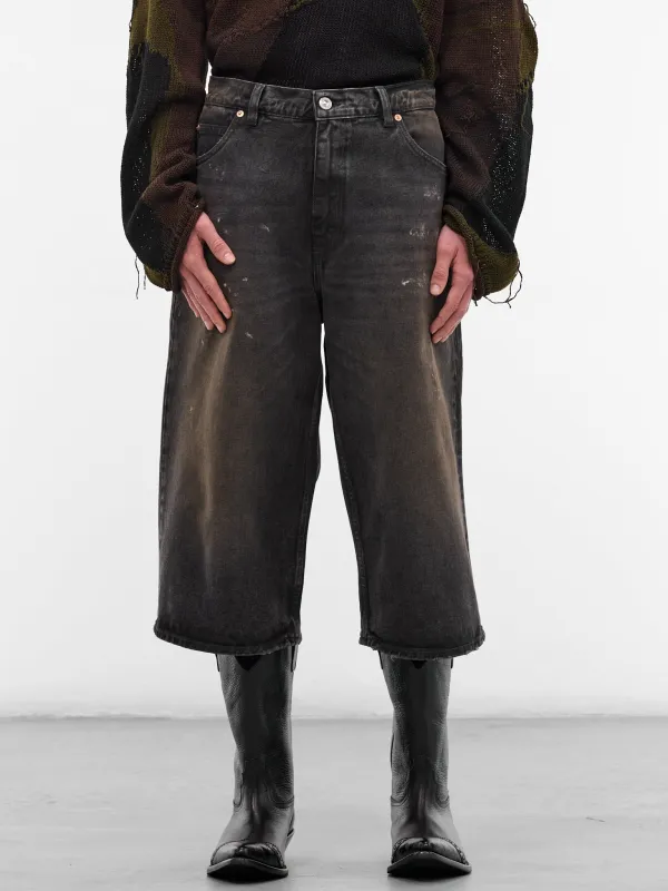 Nebula Wash Capri Cut Jeans (M2265CN-NEBULLA-WASH) made by Our Legacy