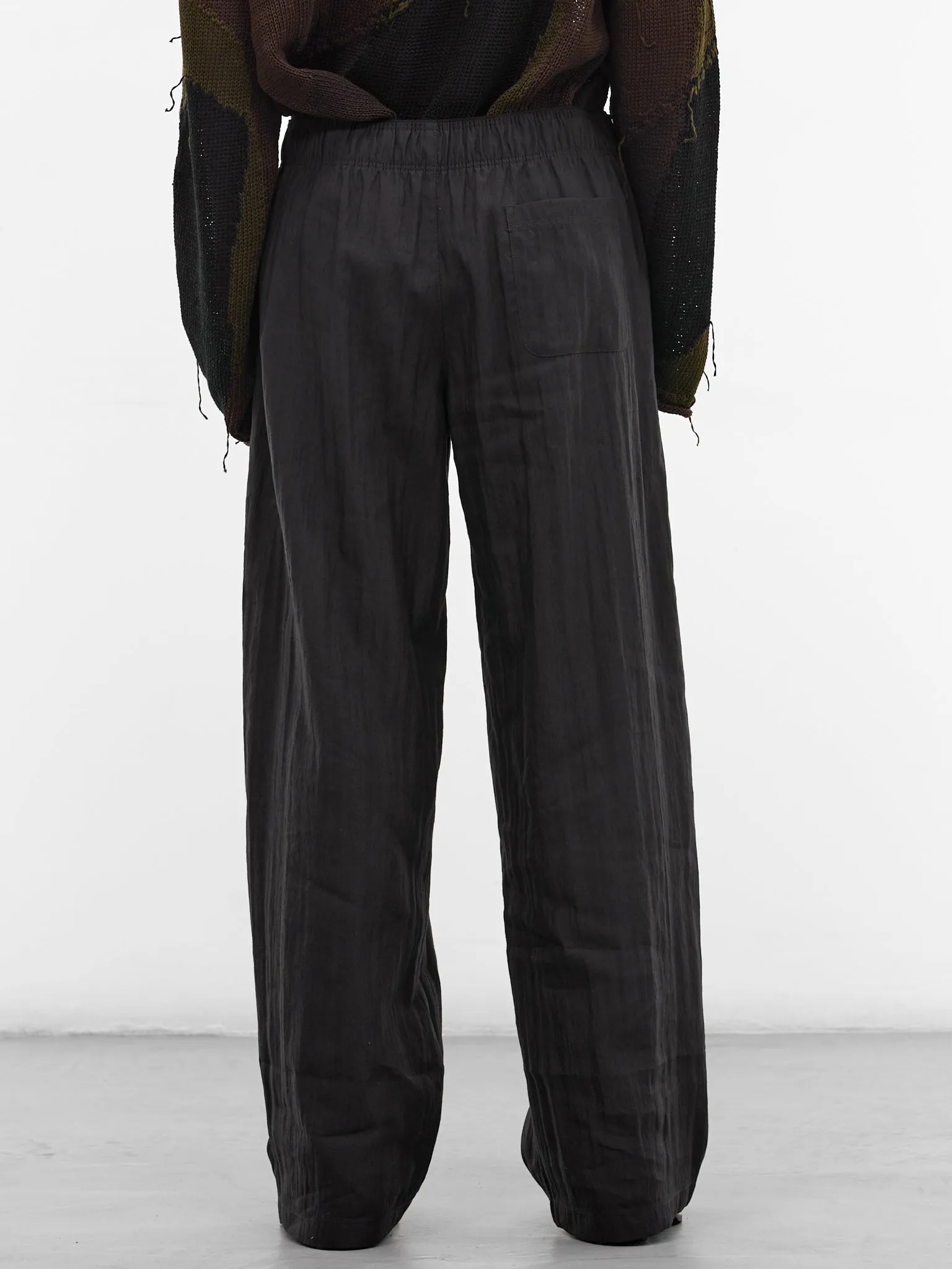 Black Tech-Flax Leisure Trousers (M2264LS-SOOT-BLACK-TECHFLAX) sold by lorenzo product image thumbnail 3