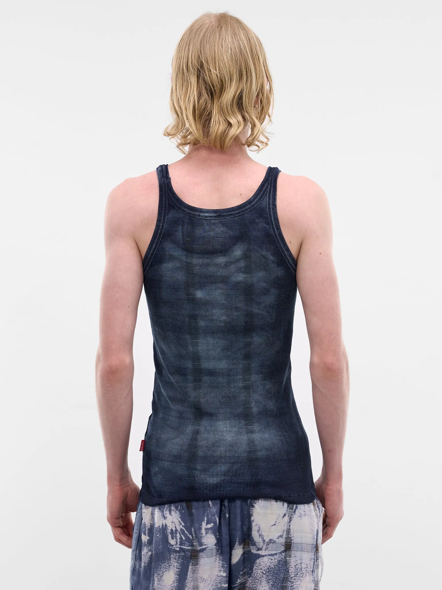 X-Ray Denim Check Tank Top (A22927-0DECR-01-DENIM) sold by lorenzo product image thumbnail 3