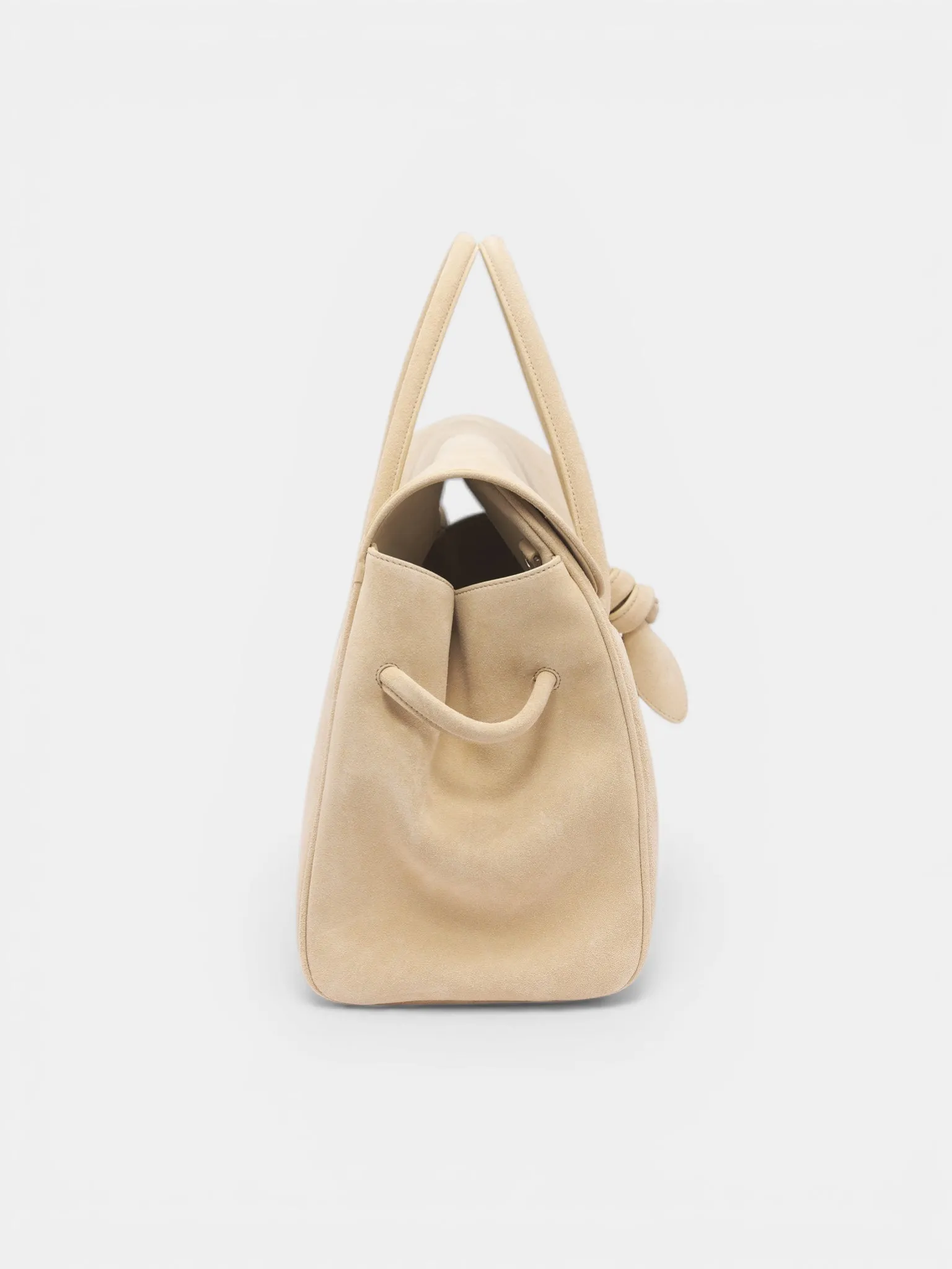 Beige Suede Turismo Shopper Bag (BAU00434AC09A04-BEIGE) sold by lorenzo product image thumbnail 2