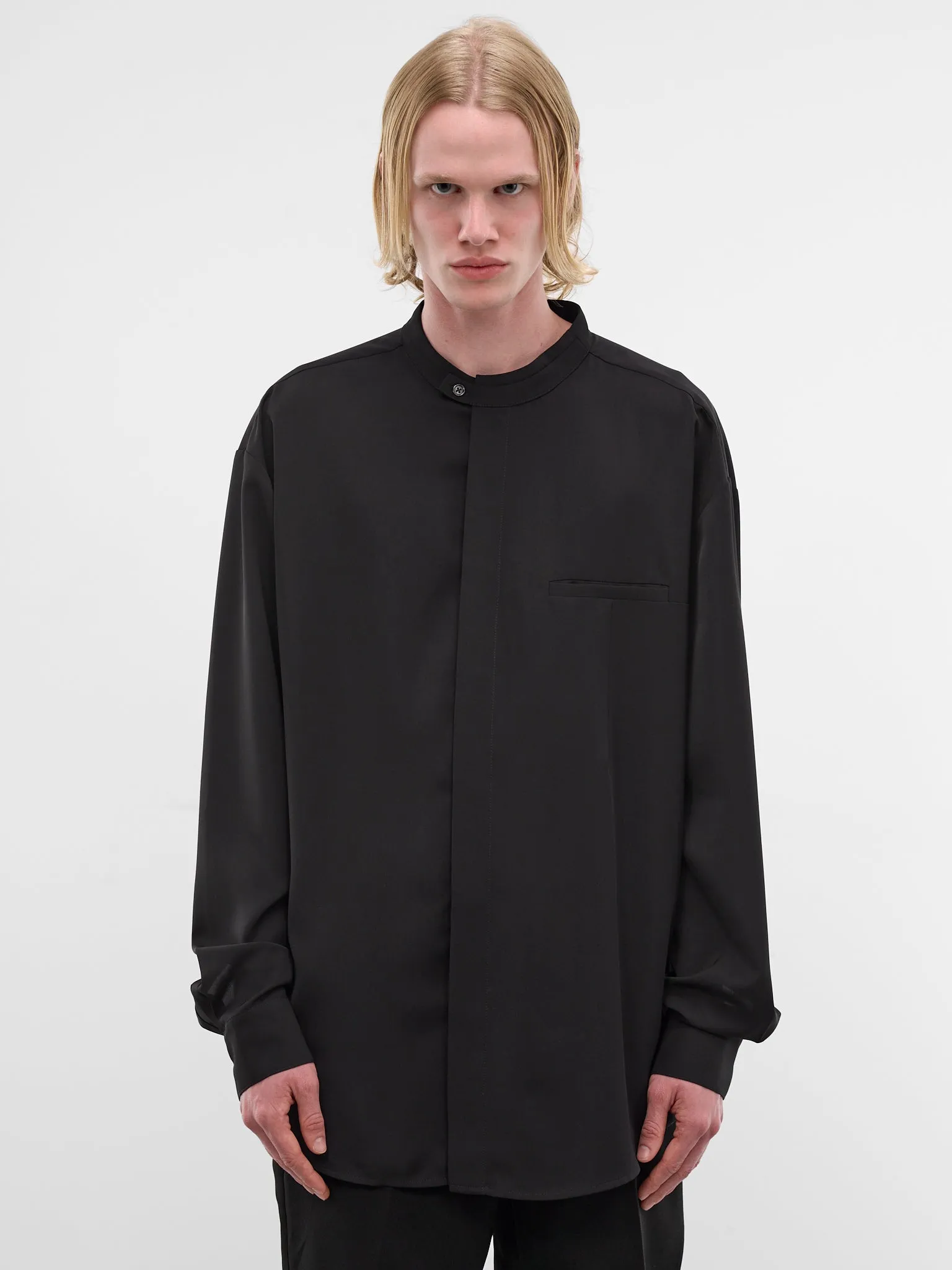 Black Mao Shirt (ESSS26SR01016-BLACK) sold by lorenzo