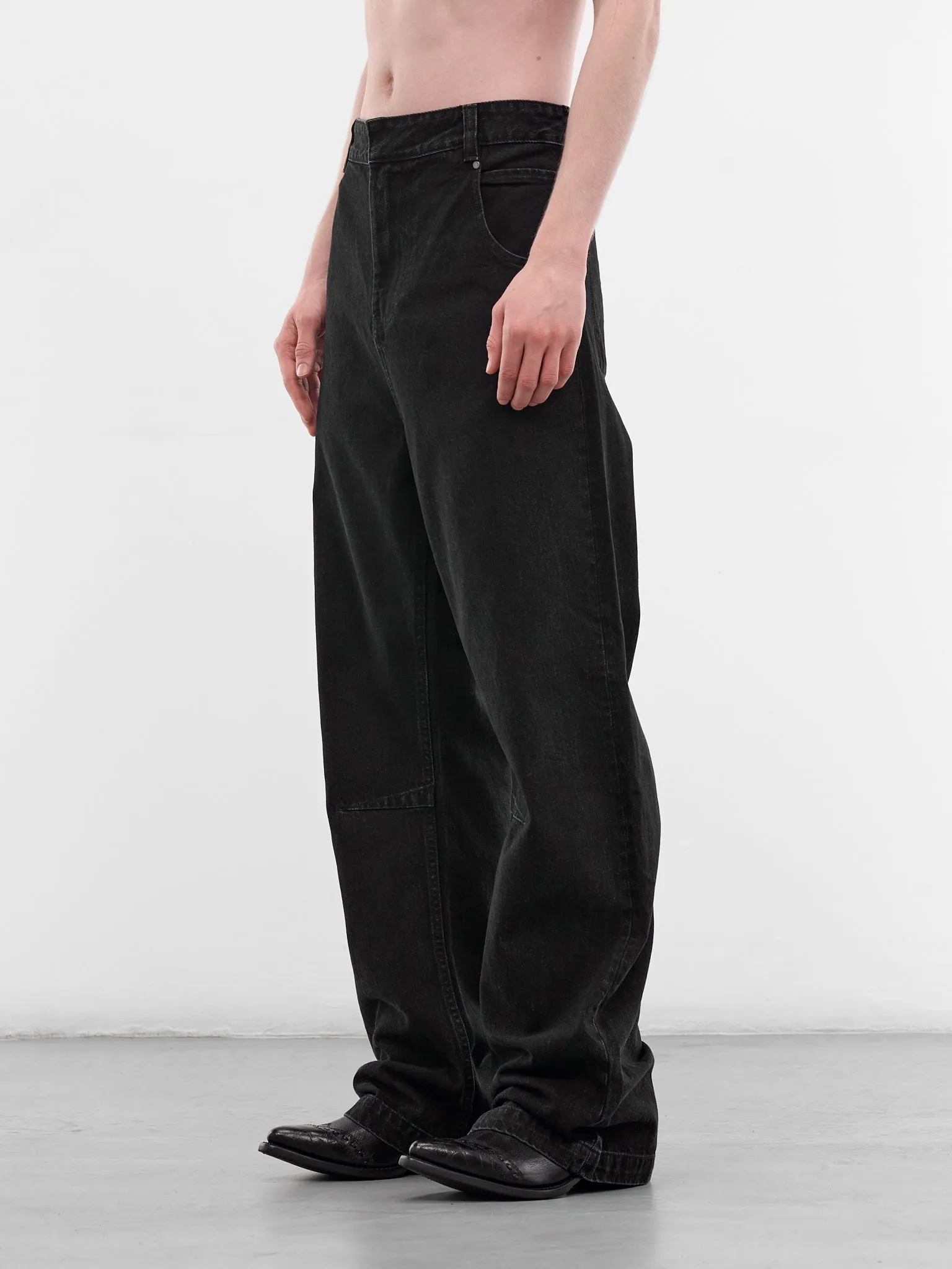 Black Denim Gem Jeans (ESSS26DP03012-MAGNETITE) sold by lorenzo product image thumbnail 2