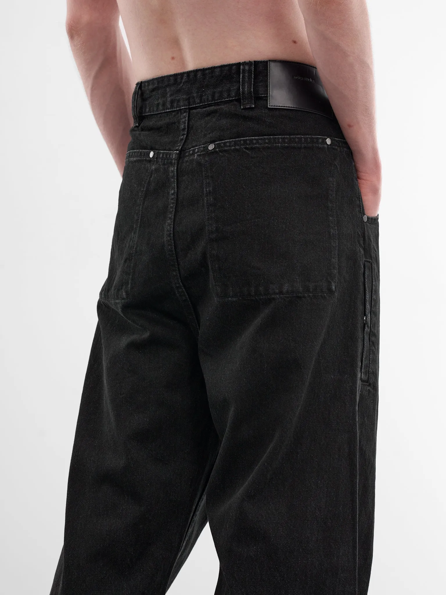 Black Denim Gem Jeans (ESSS26DP03012-MAGNETITE) sold by lorenzo product image thumbnail 5