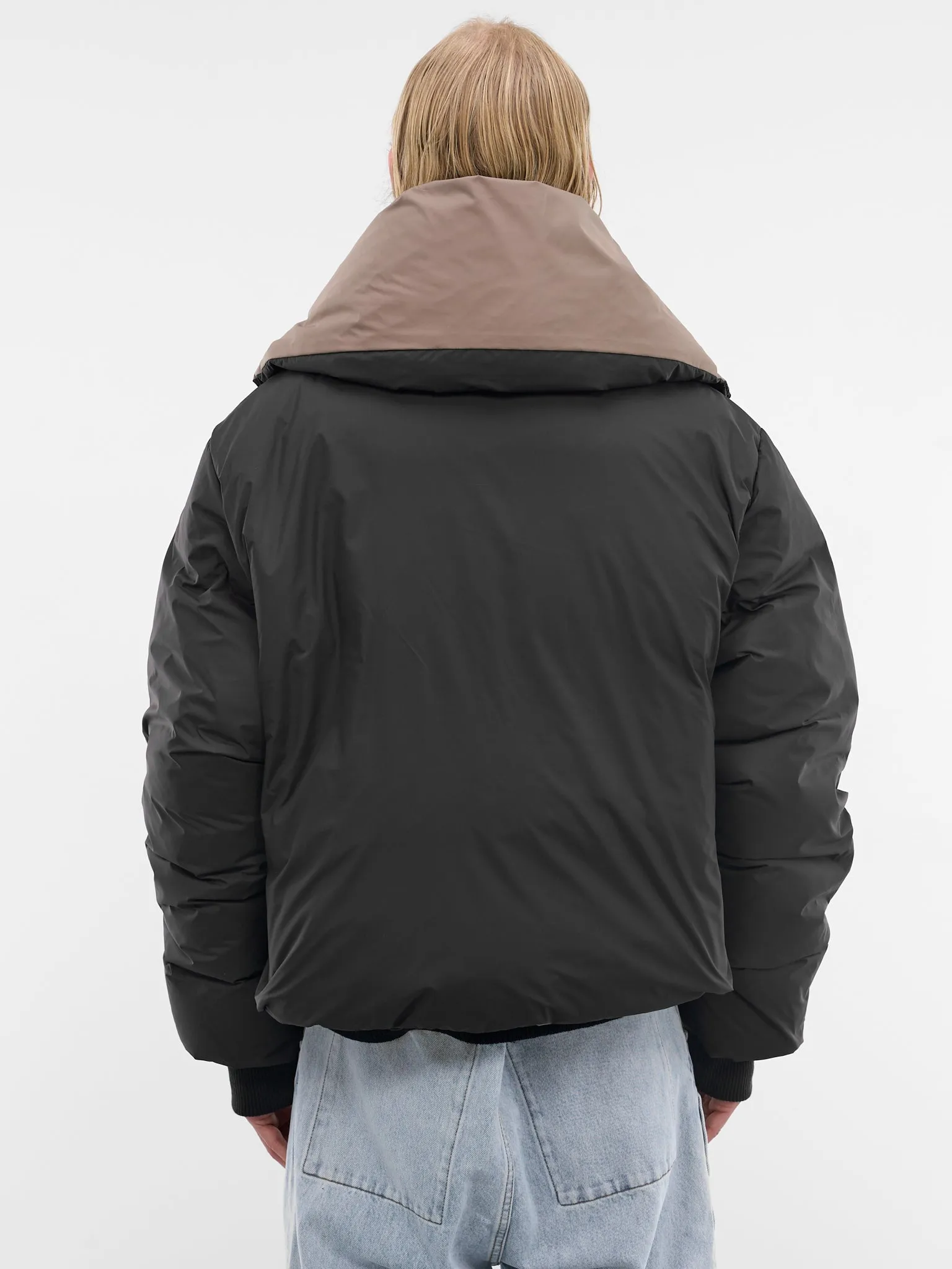 Black Poly Puffer Jacket (ESSS26JA02016-BLACKWOOD) sold by lorenzo product image thumbnail 3