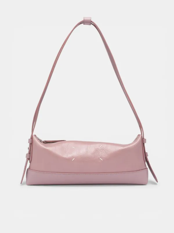 Pink Leather Belt Shoulder Bag (SB1ZH0006-P8830-HB332-PINK) made by Maison Margiela
