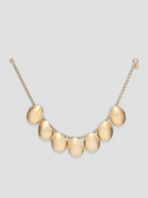 The Gold Raisin Necklace (JWW00788AOT4063-GOLD) made by Jacquemus