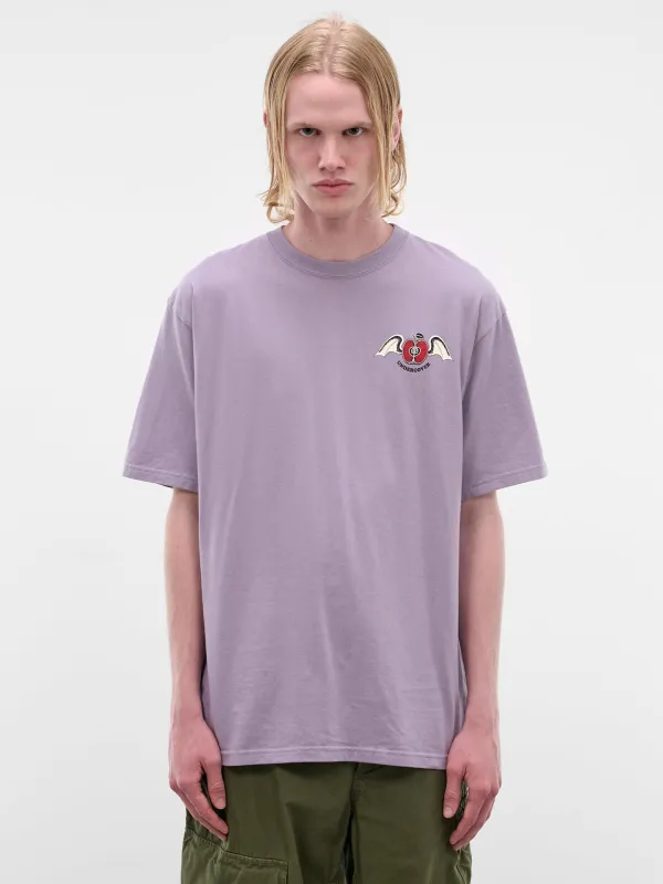 Gray Bat Logo Graphic Tee (UC1F3807-GRAY) made by Undercover