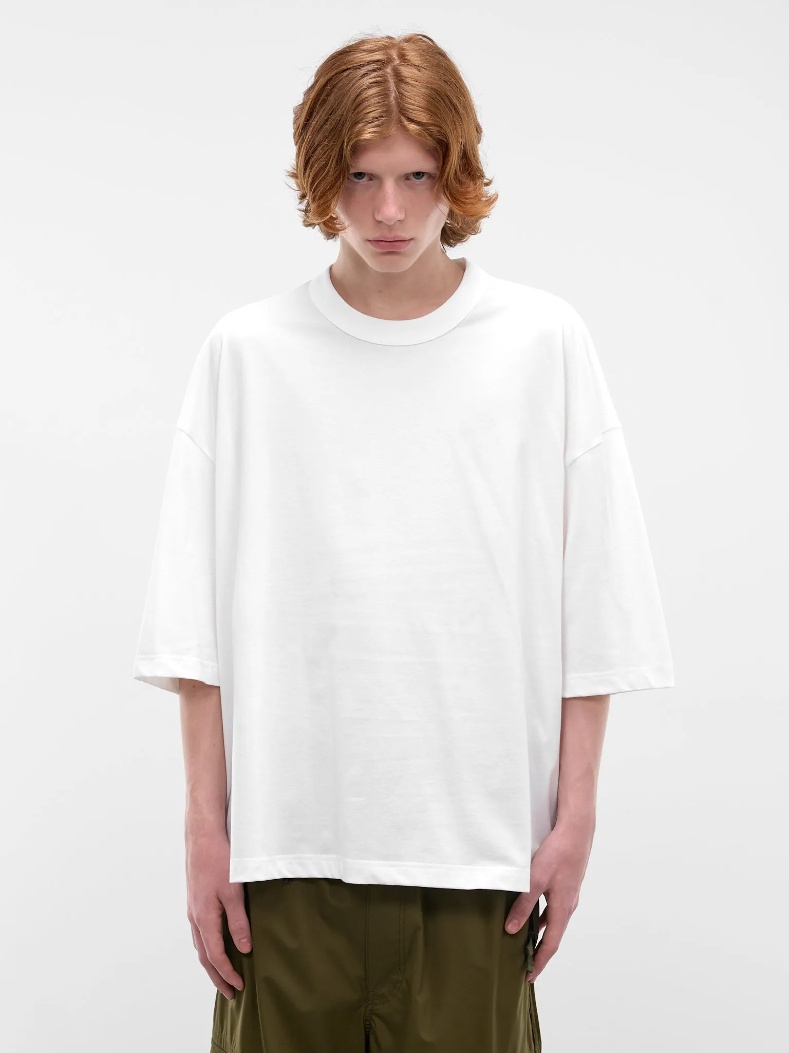 White Oversized Tee (HQ-T001-S26-WHITE) sold by lorenzo