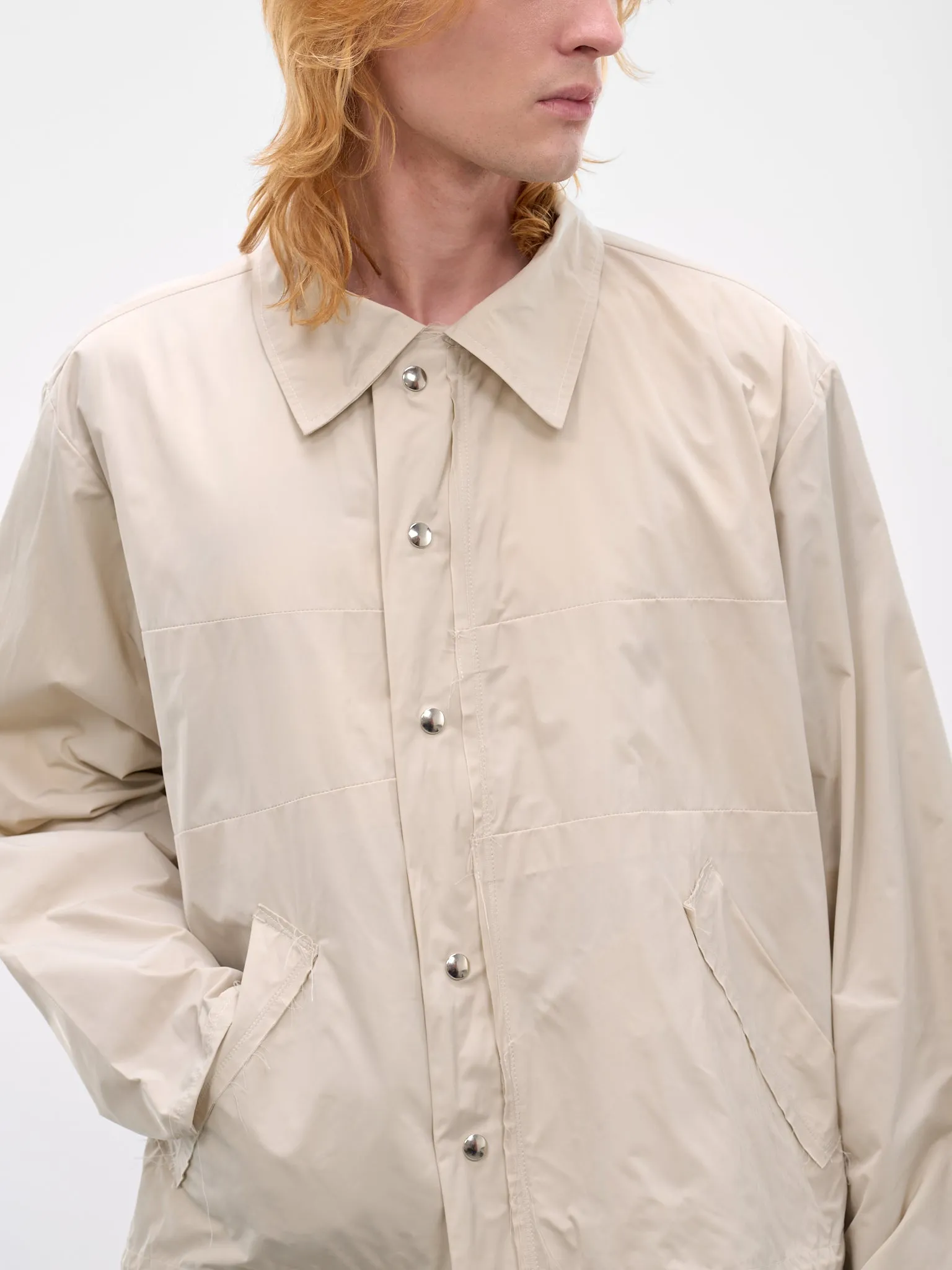 Sand Technical Twill Simple Jacket (CF-21-09-01-01-SAND) sold by lorenzo product image thumbnail 5