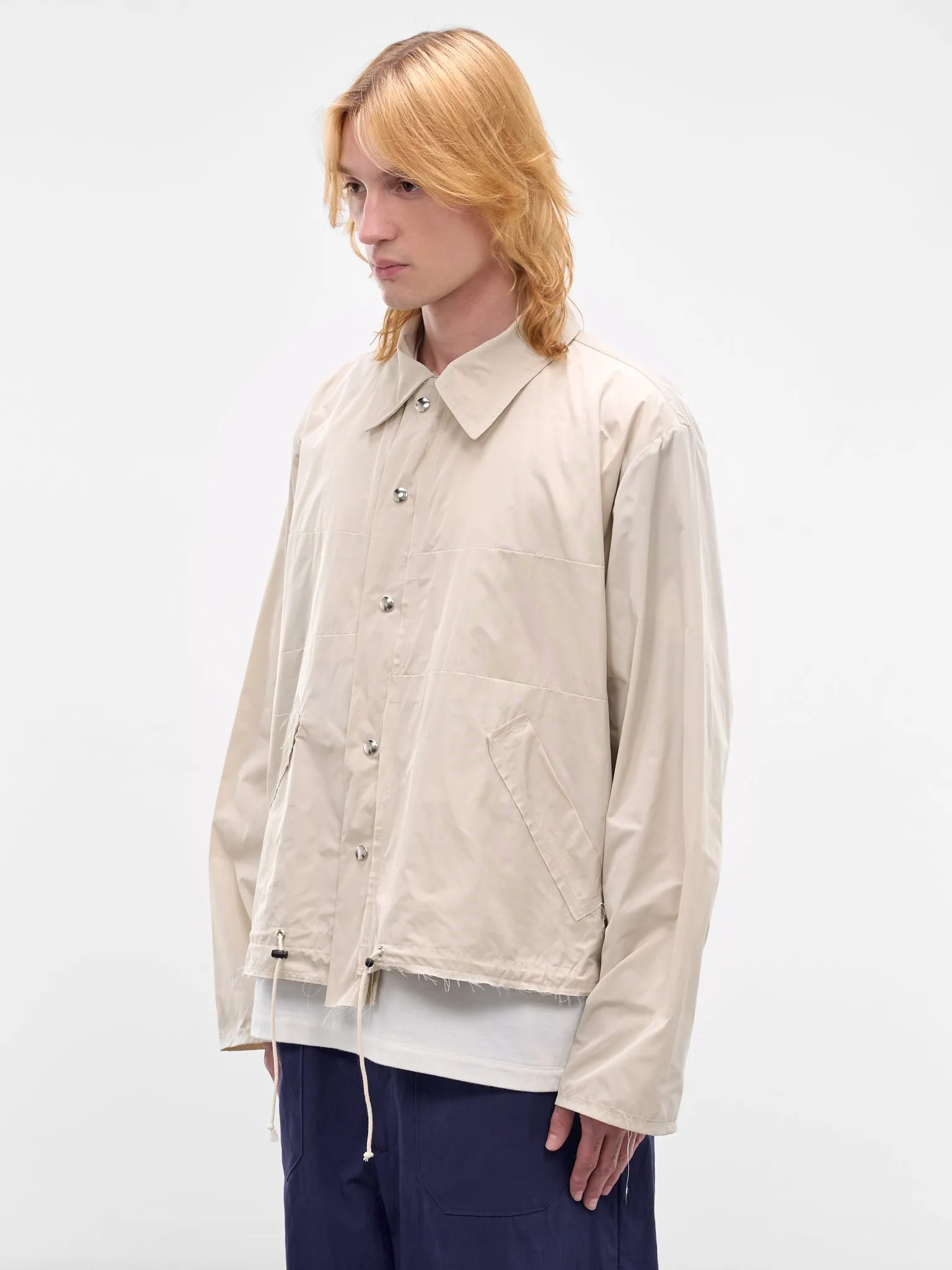 Sand Technical Twill Simple Jacket (CF-21-09-01-01-SAND) sold by lorenzo product image thumbnail 2