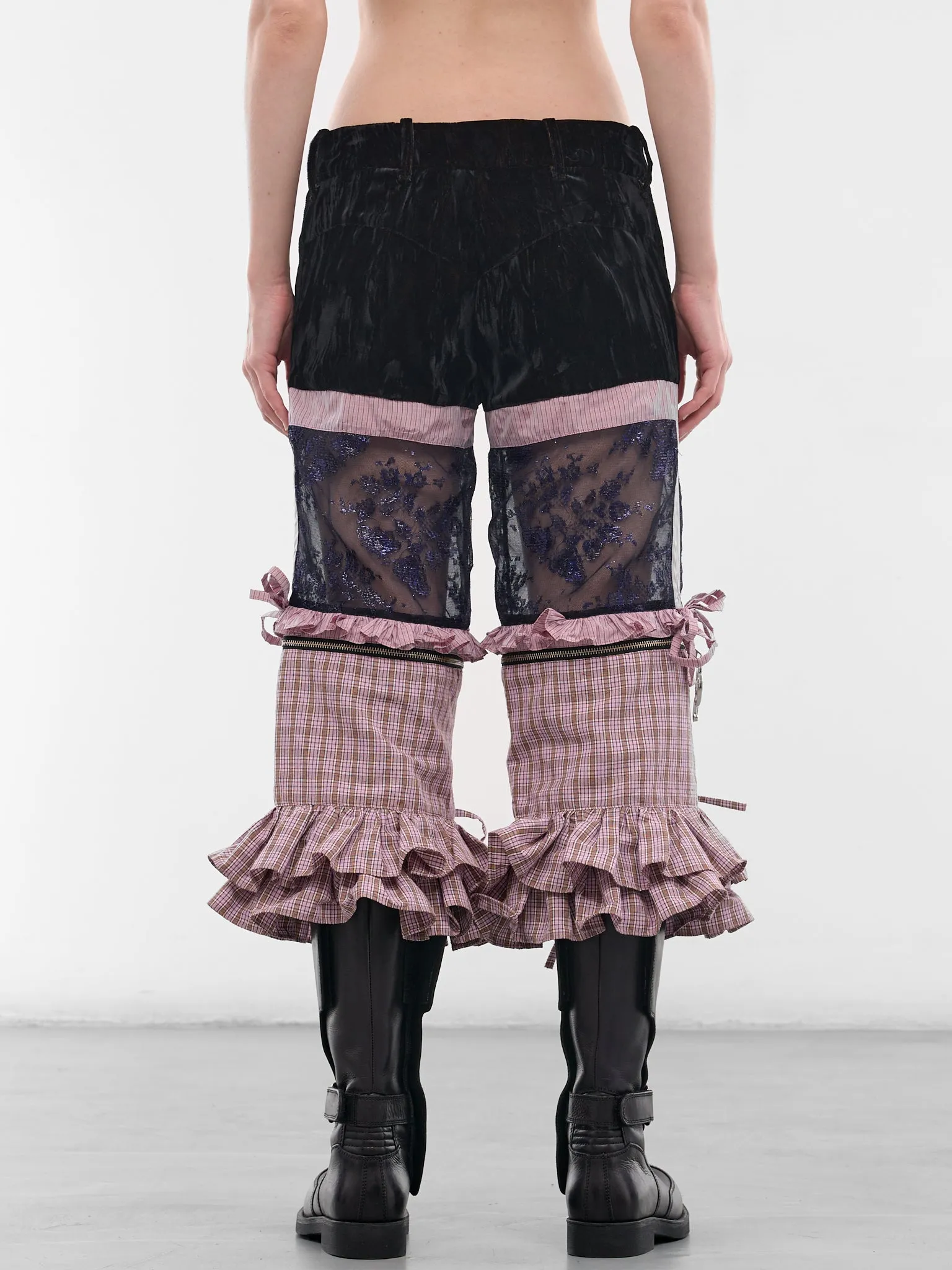 Kickfull Patchwork Hybrid Capri Pants (4163-KICKFULL-MULTI) sold by lorenzo product image thumbnail 3