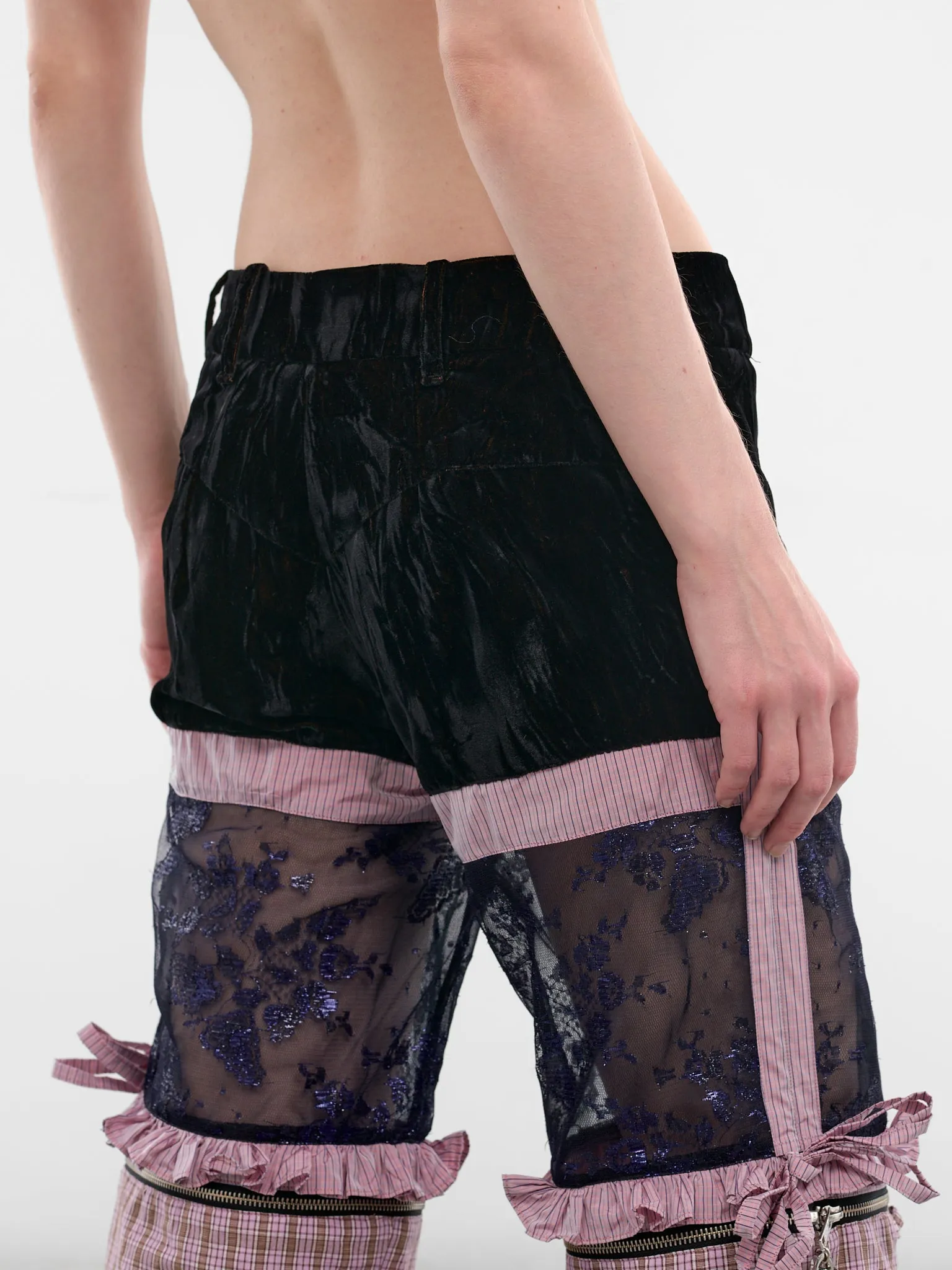 Kickfull Patchwork Hybrid Capri Pants (4163-KICKFULL-MULTI) sold by lorenzo product image thumbnail 4