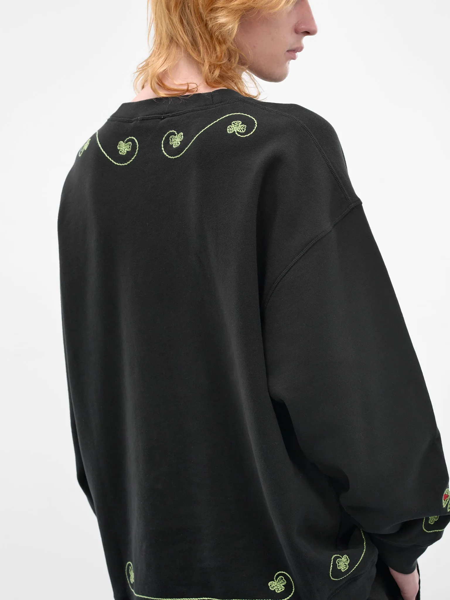Black Cotton Lucky Draw Sweatshirt (MRS26CS037-BLACK) sold by lorenzo product image thumbnail 5