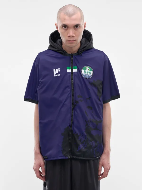 Hooded Padded Football Gilet (PT09OW07USMI-MULTI) made by PROTOtypes