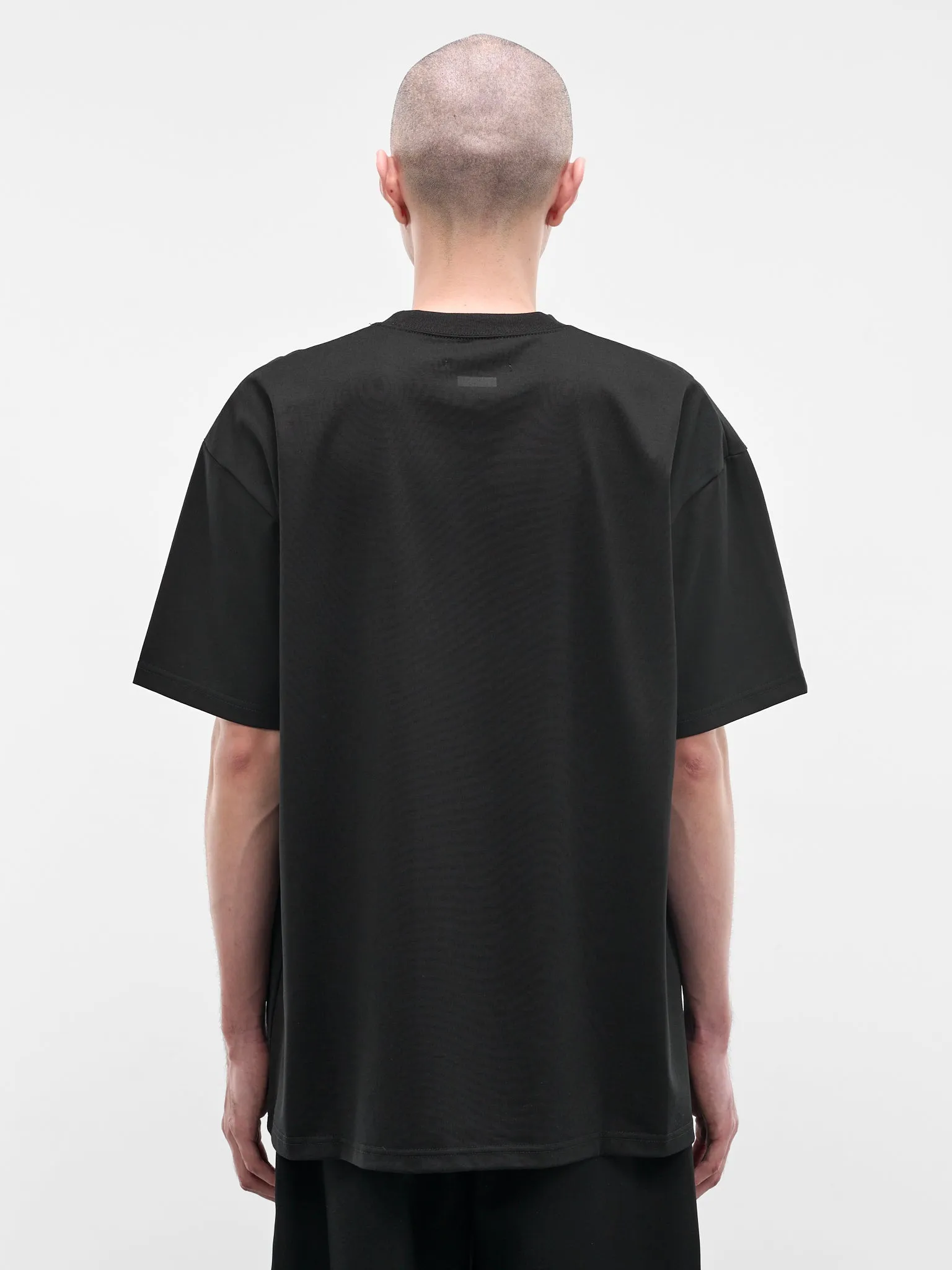 Black Cotton Pocket Tee (ST-1506-BLACK) sold by lorenzo product image thumbnail 3