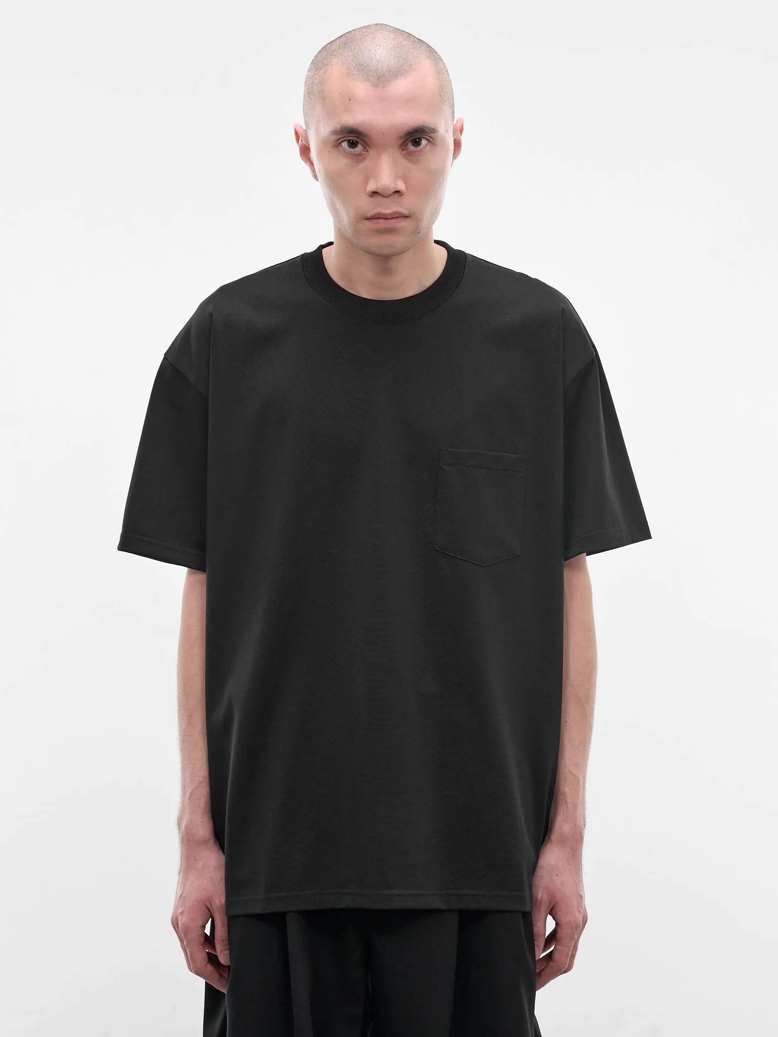 Black Cotton Pocket Tee (ST-1506-BLACK) sold by lorenzo