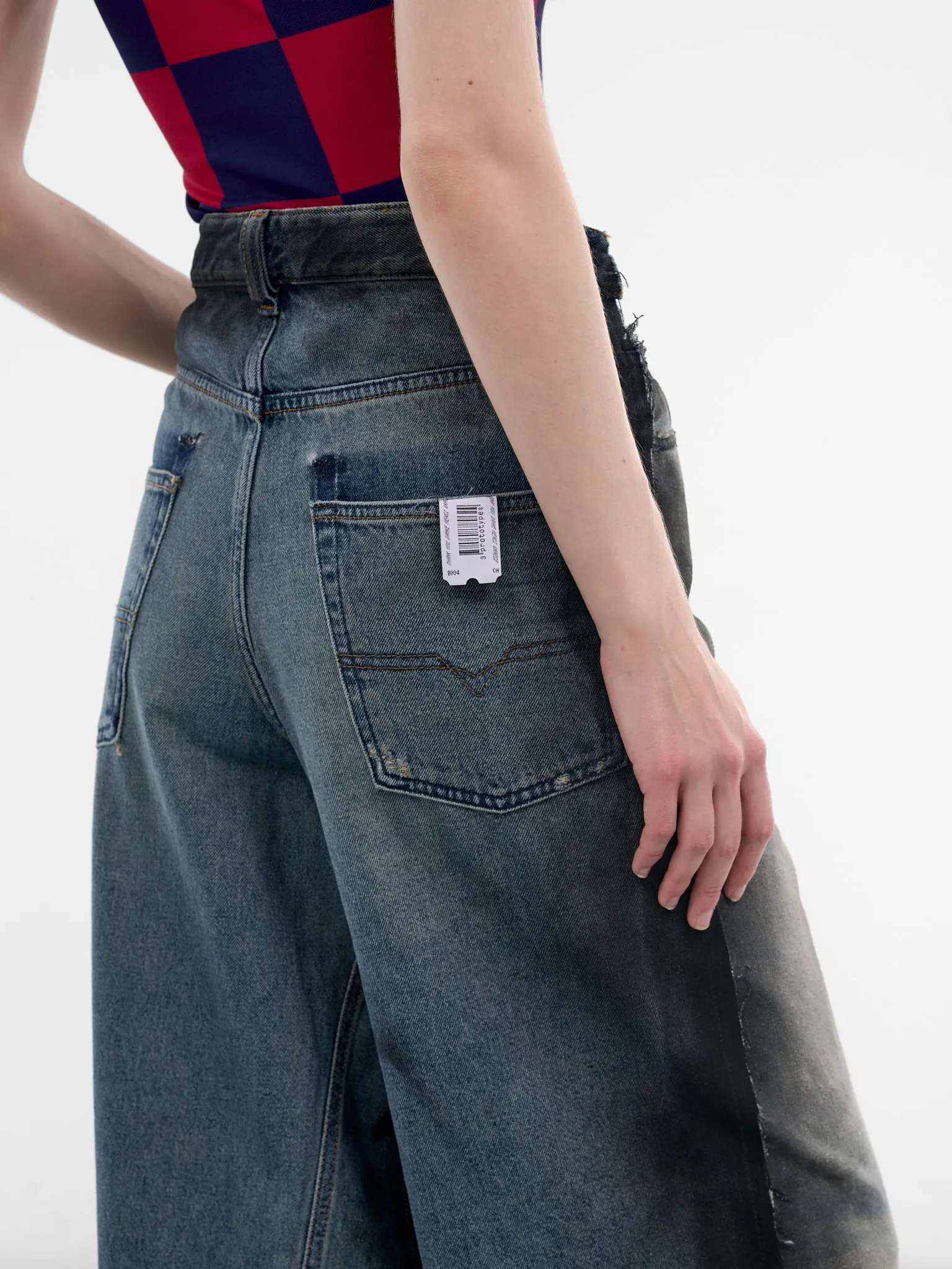 Sprayed New Denim Jeans (PT09DE11USBL-BLUE-SPRAYED) sold by lorenzo product image thumbnail 5