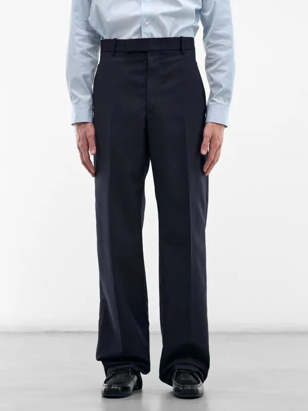 Black Tailored Trousers (J21KA0319-J702018-001-BLACK) made by Jil Sander