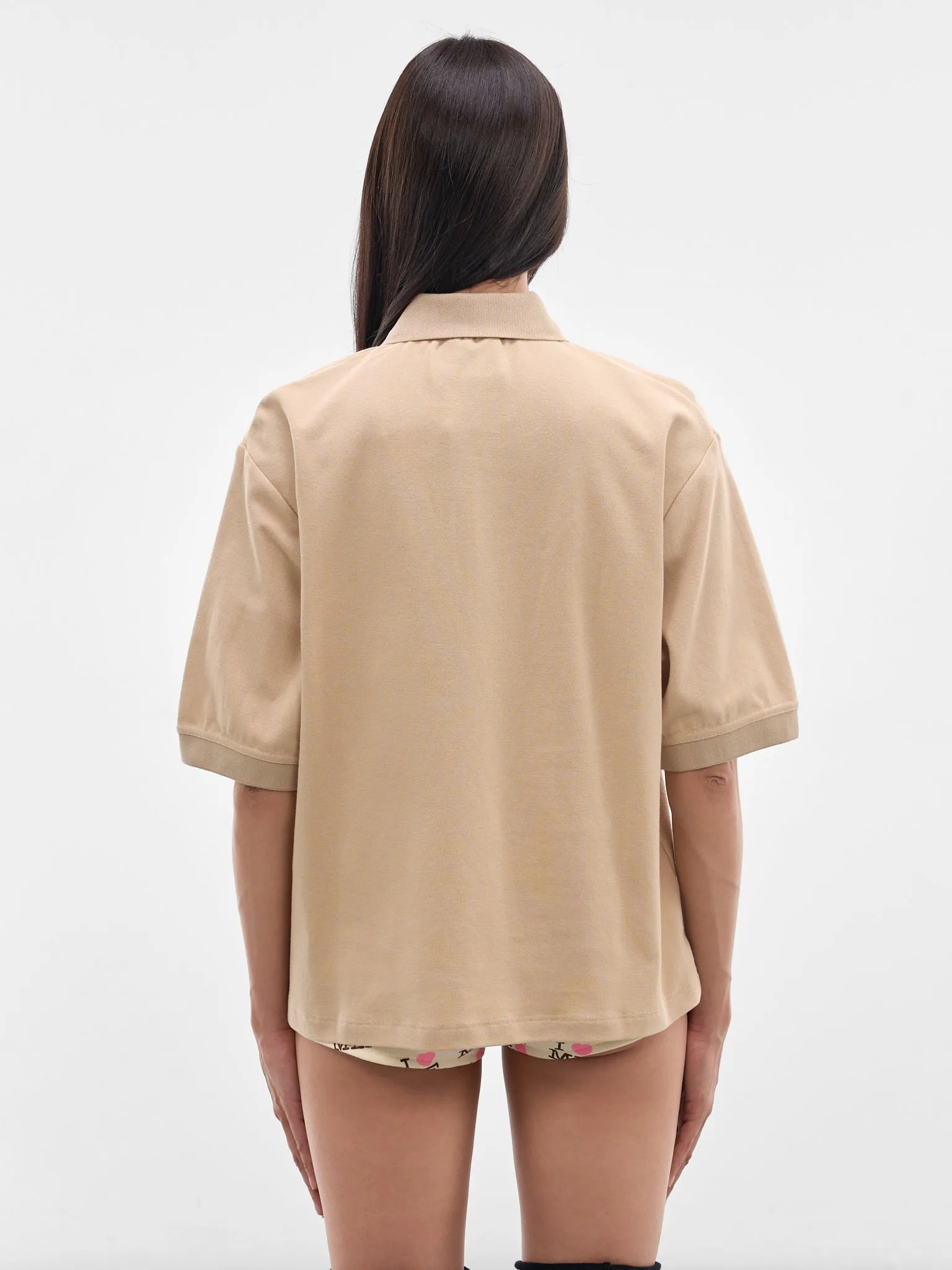 Beige Manga Polo Shirt (AWSS2600115-BEIGE-MANGA) sold by lorenzo product image thumbnail 3