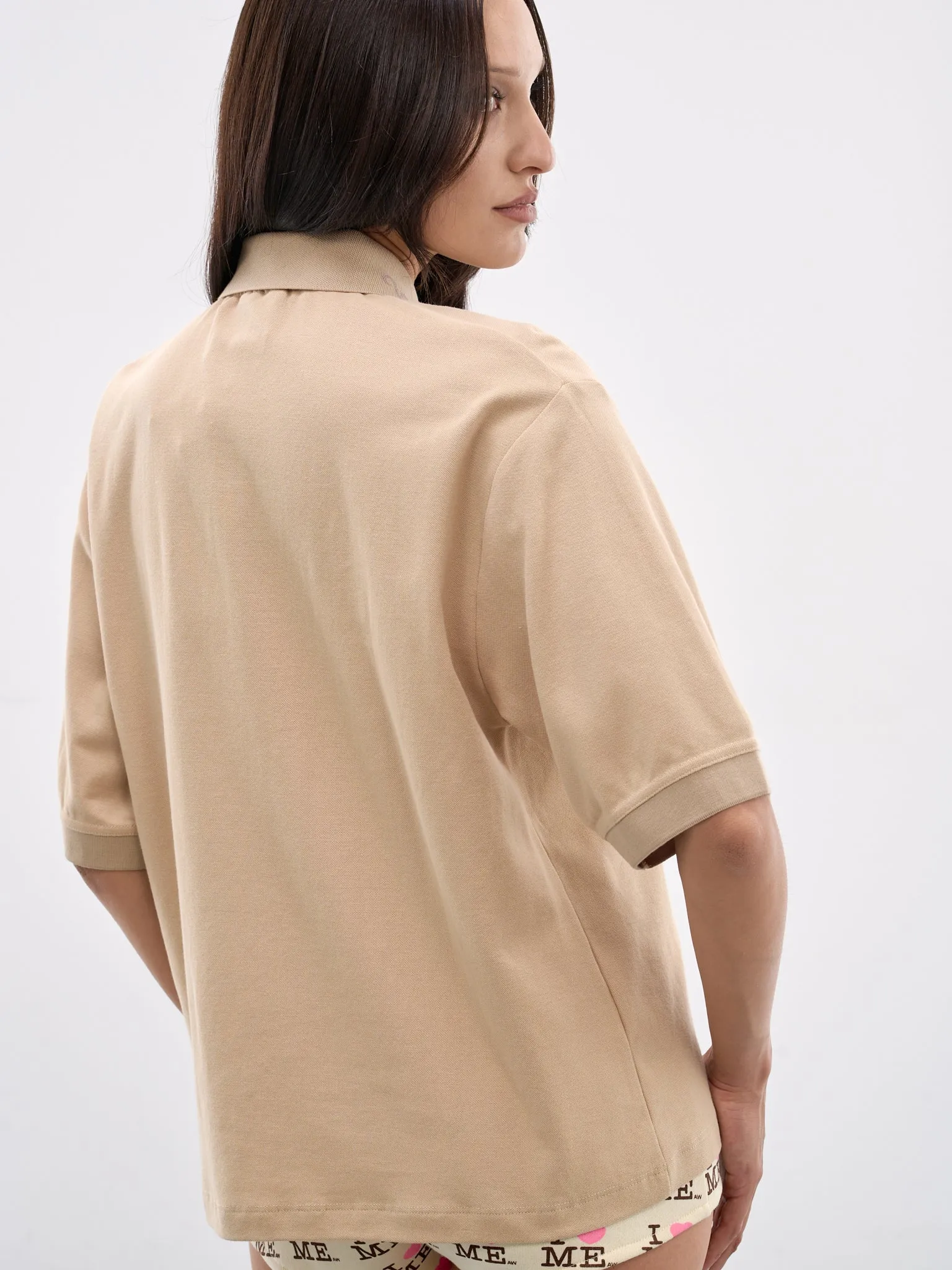 Beige Manga Polo Shirt (AWSS2600115-BEIGE-MANGA) sold by lorenzo product image thumbnail 4
