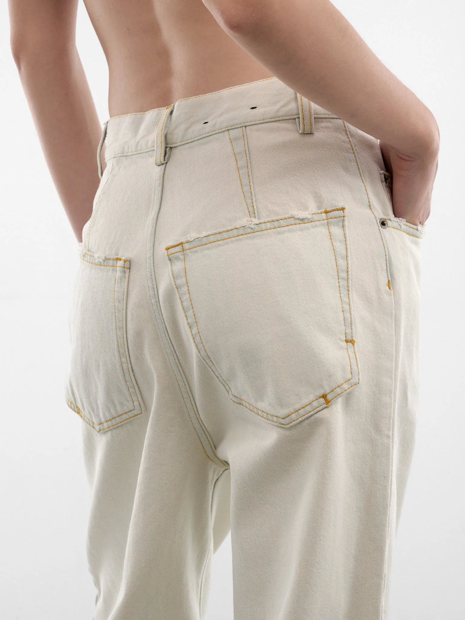Sky Denim Wide Leg Jeans (PPSS26PA03012-0181-SKY) sold by lorenzo product image thumbnail 5