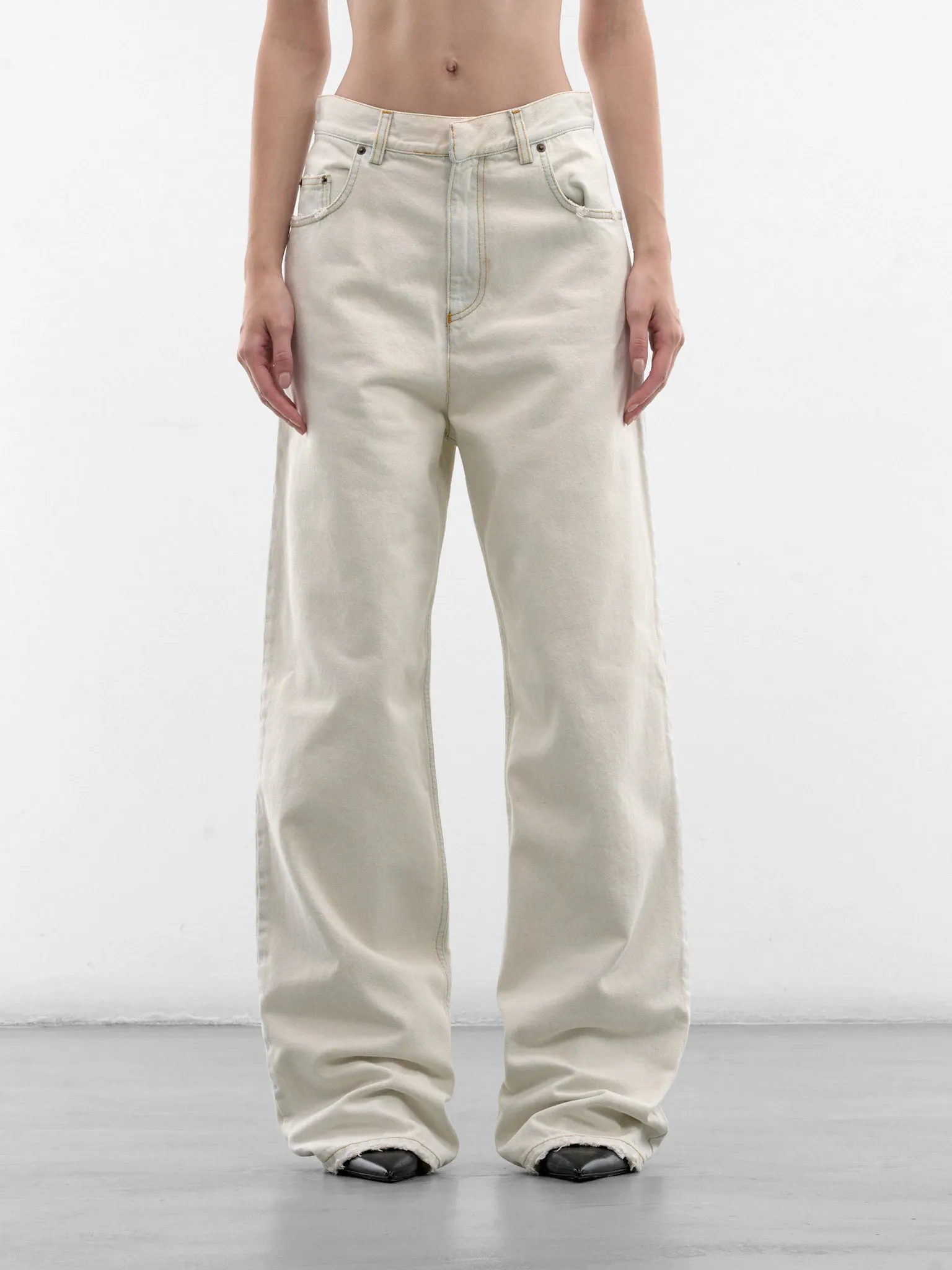 Sky Denim Wide Leg Jeans (PPSS26PA03012-0181-SKY) sold by lorenzo