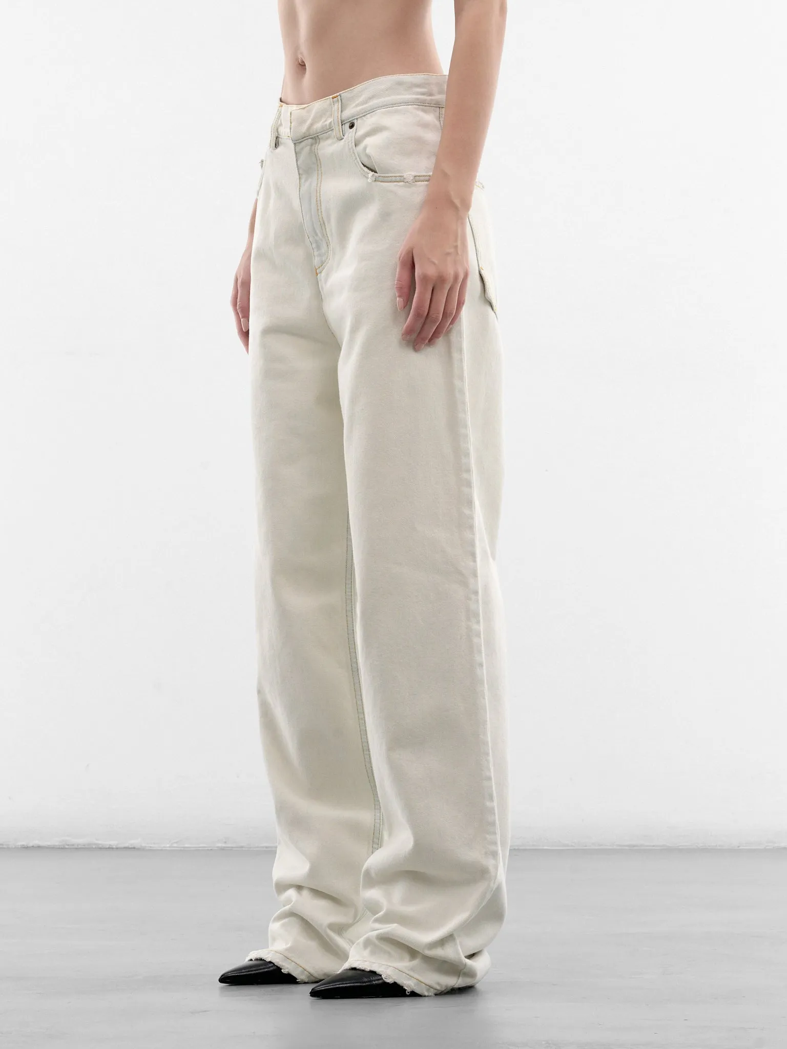 Sky Denim Wide Leg Jeans (PPSS26PA03012-0181-SKY) sold by lorenzo product image thumbnail 2