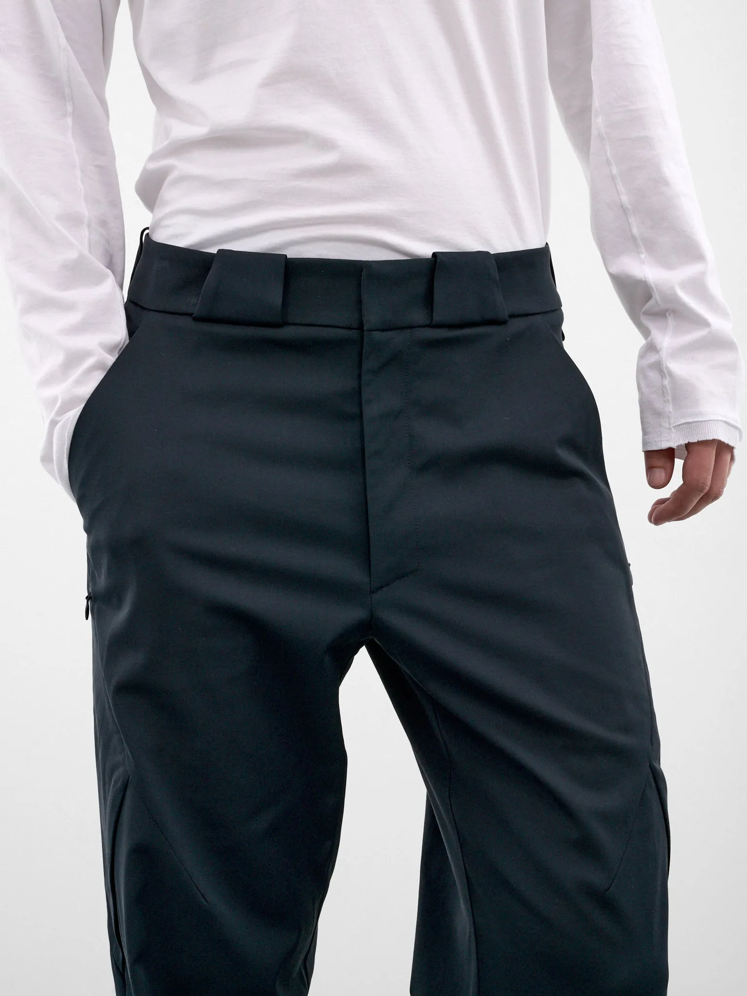 Blue Cotton Tailored Trousers (KKAW26T05-12-PETROL-BLUE) sold by lorenzo product image thumbnail 5