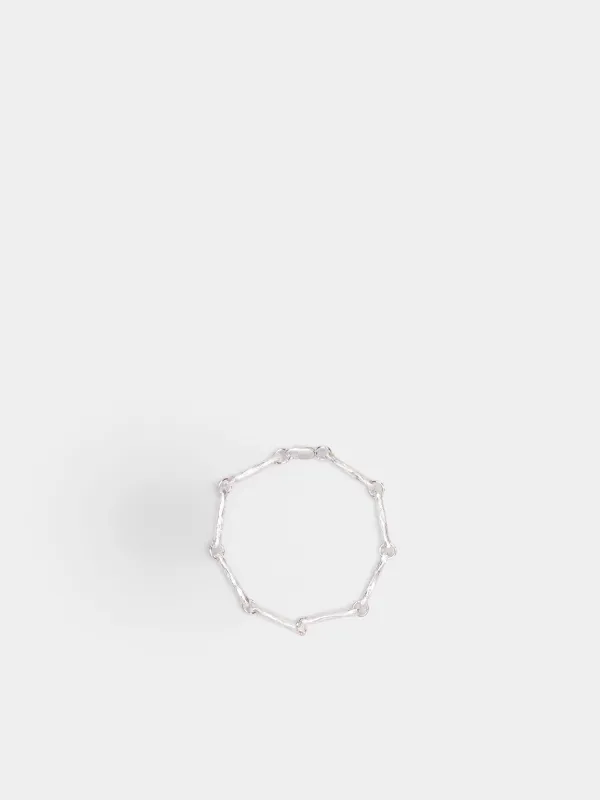 Silver Ashdown Oak Bracelet (ASHDOWN-OAK-SILVER) made by Bleue Burnham