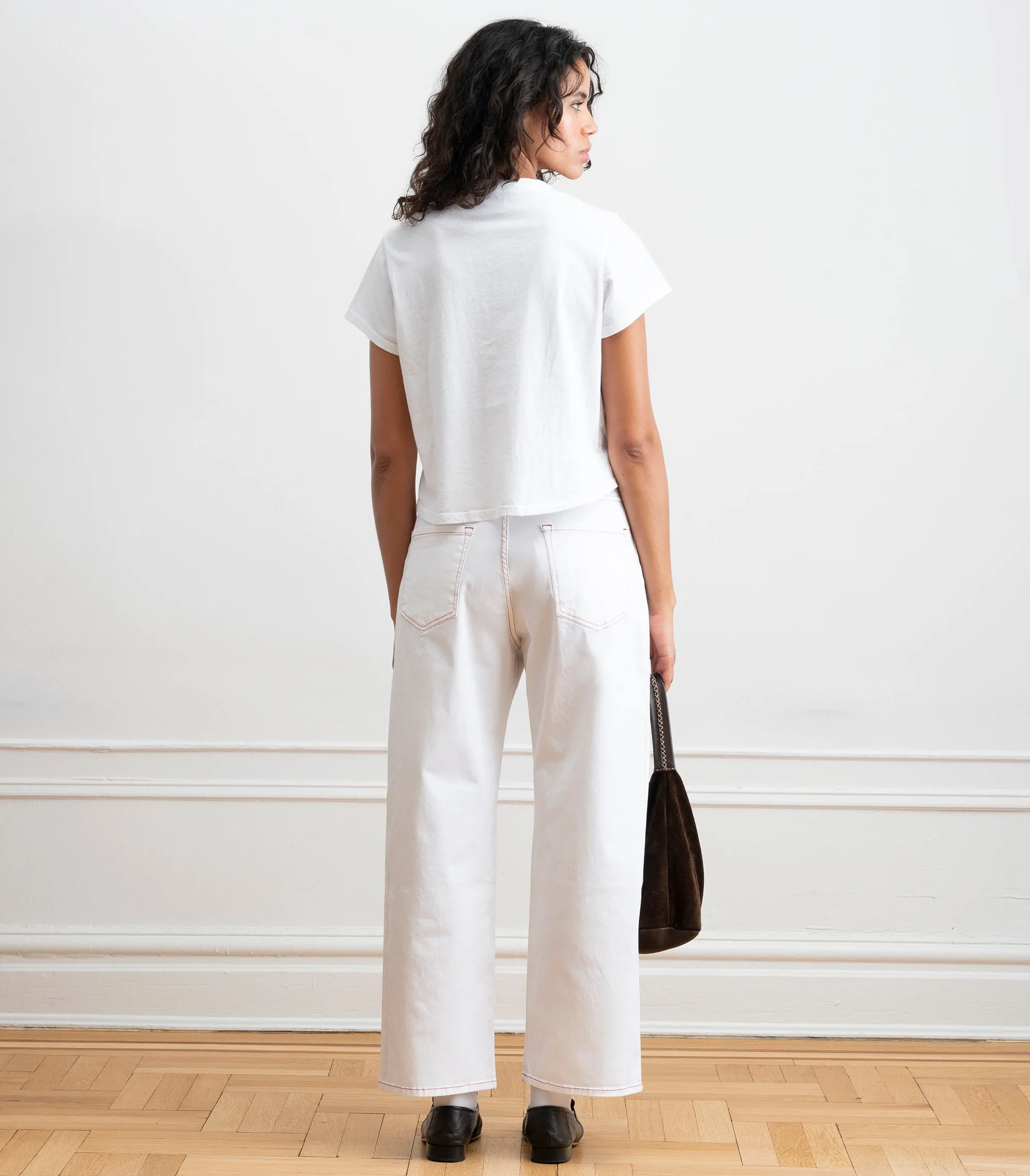 Bessette Soft Washed Tee - White SS26 sold by Loup product image thumbnail 2