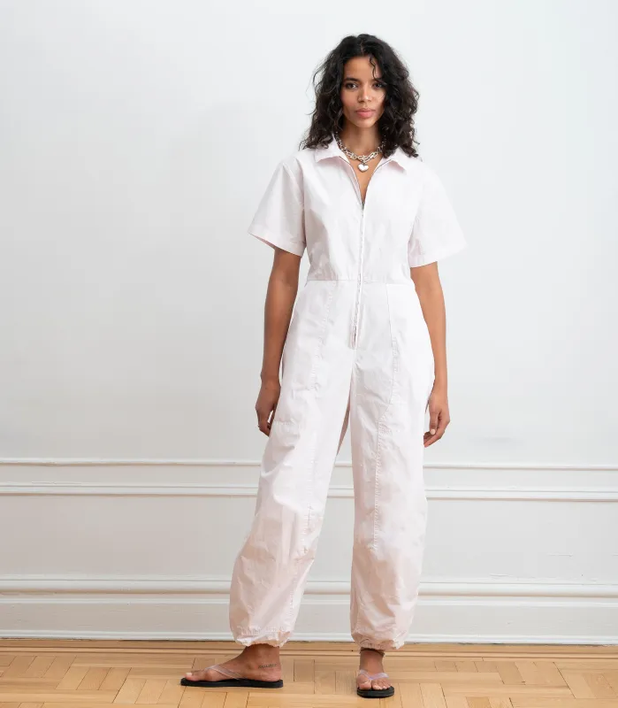 Clara Short Sleeve Parachute Leg Jumpsuit - Primrose SS26 sold by Loup