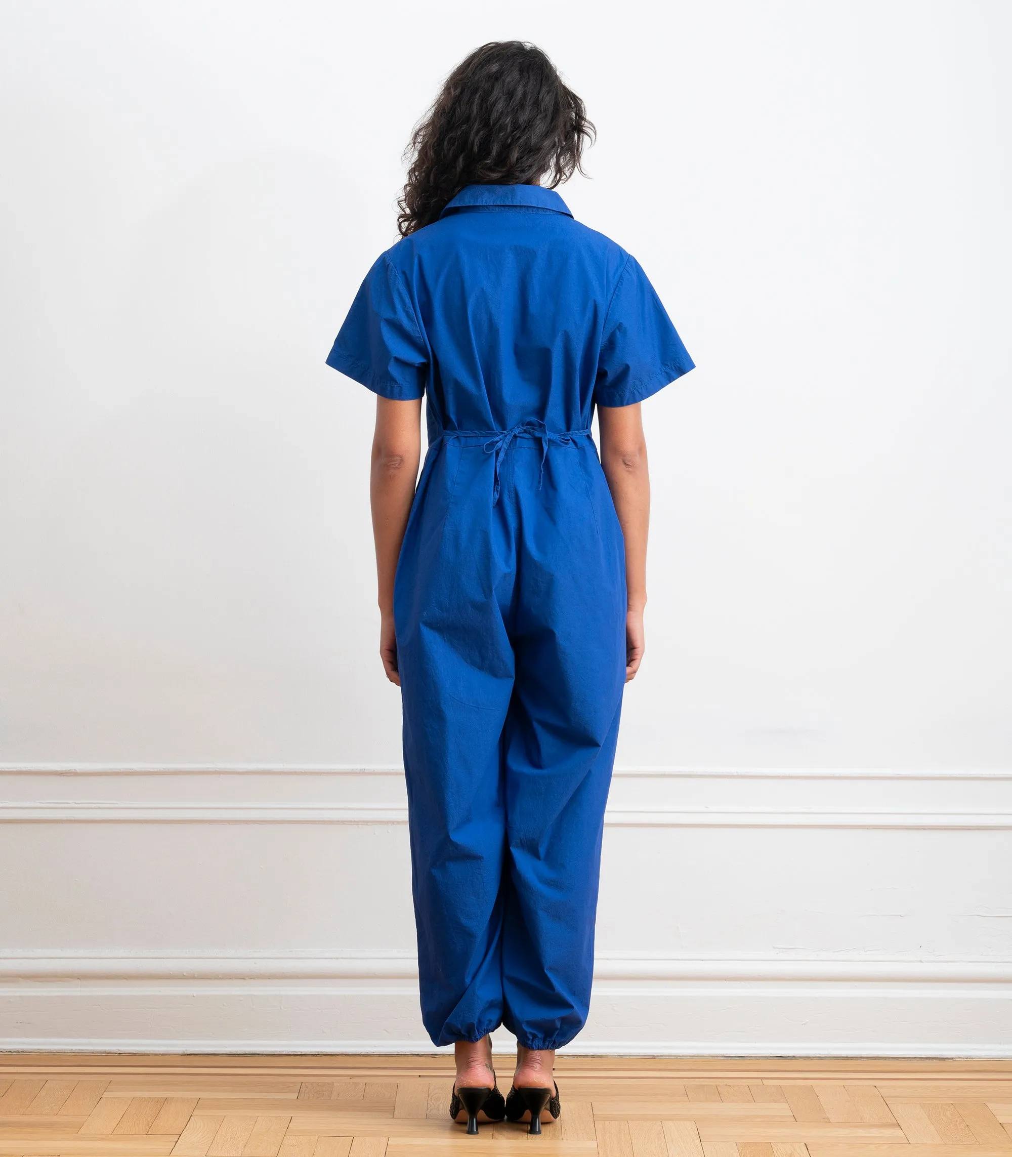 Clara Short Sleeve Parachute Leg Jumpsuit - Blueberry sold by Loup product image thumbnail 2