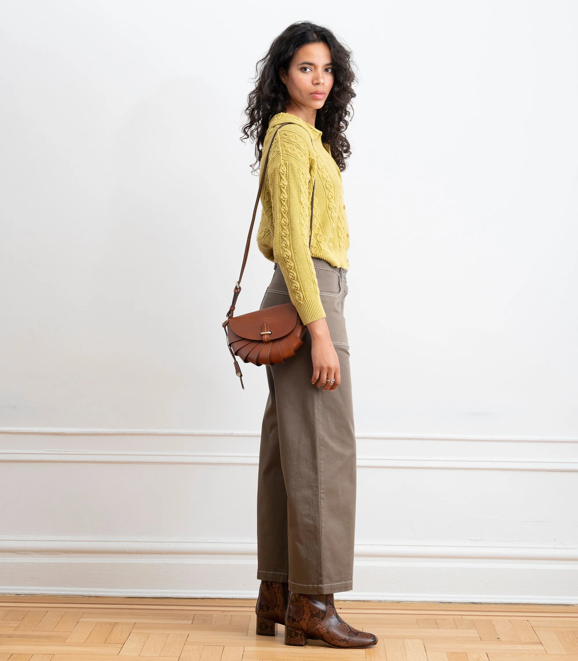 Simone Wide Crop Pants - Mud SS26 sold by Loup product image thumbnail 3