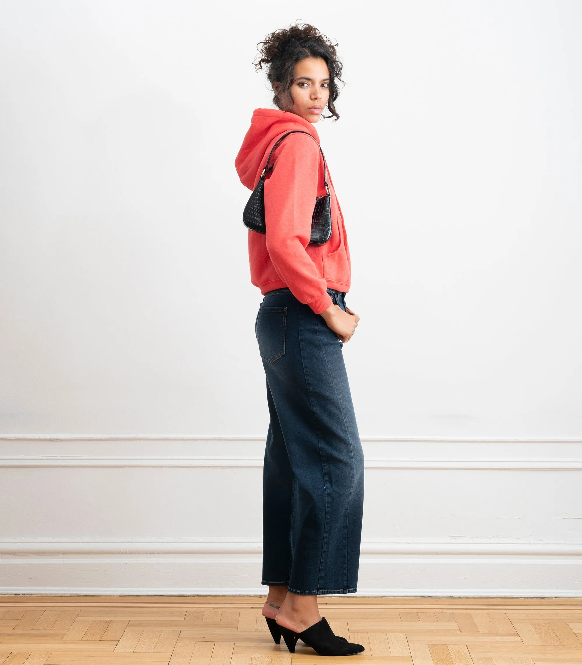 Gemma Washed Hooded Sweatshirt - Strawberry sold by Loup product image thumbnail 3